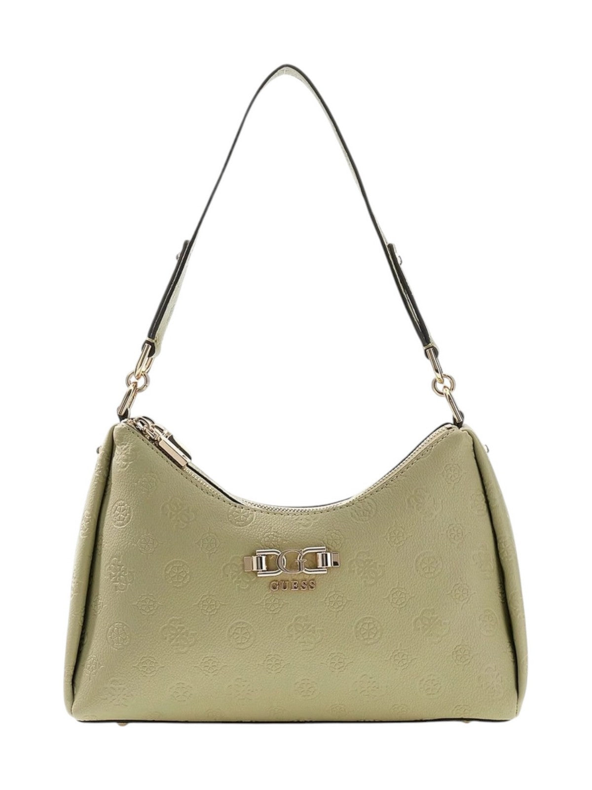 GUESS Borsa Donna ANISE DOUBLE ZIP SHOULDER BAG HWPD99 16180 SGO SAGE LOGO gioboutiqueweb