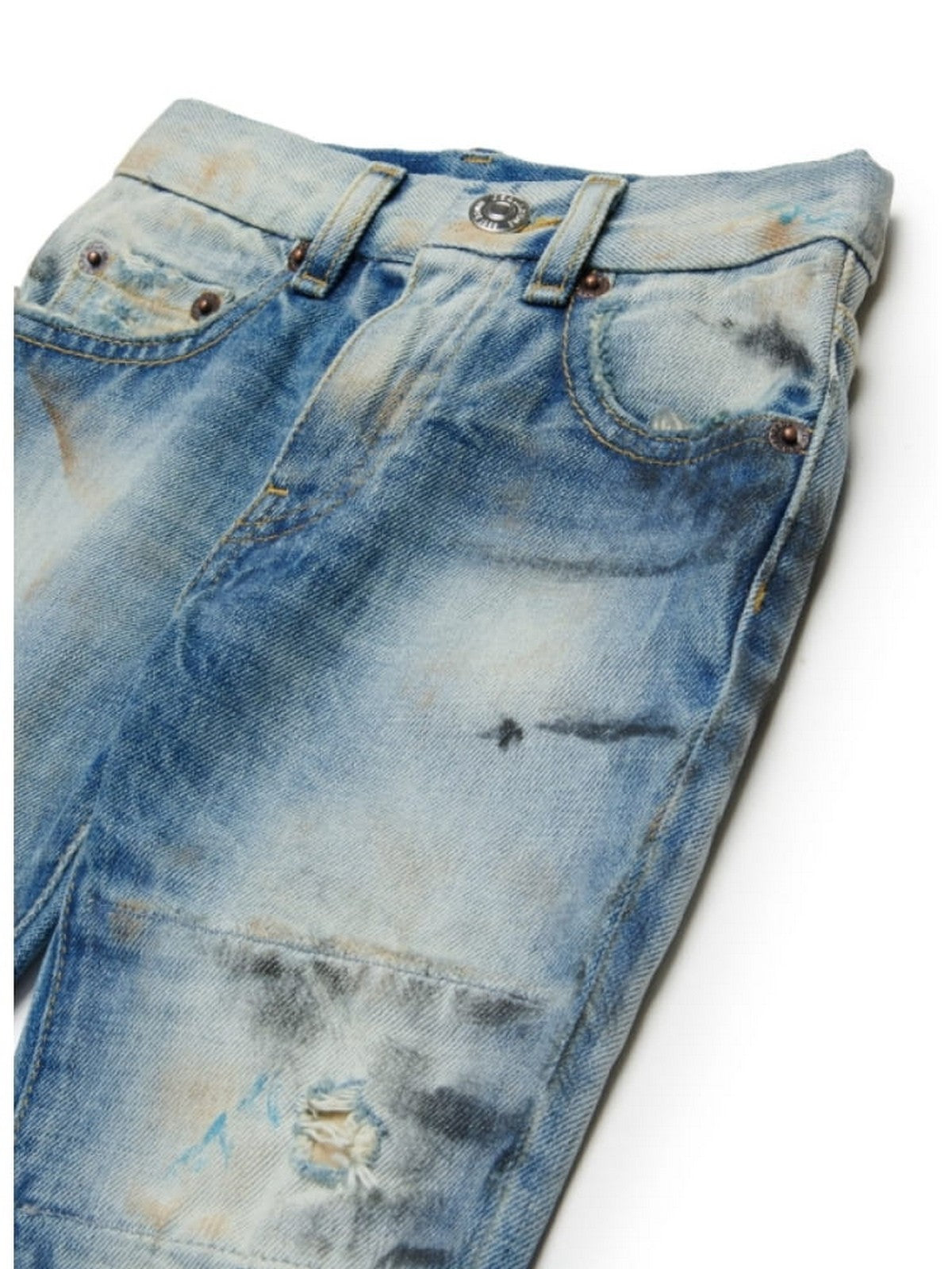 DSQUARED2 KIDS Jeans Unisex bambino  DQ3087 D0AFZ DQ01 BLUE DENIM