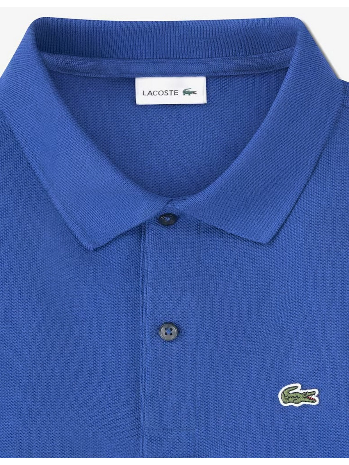 LACOSTE KIDS Polo Unisex bambino LCB NON-ORGANIC PETIT PIQUE PO 847354 UFT Blu