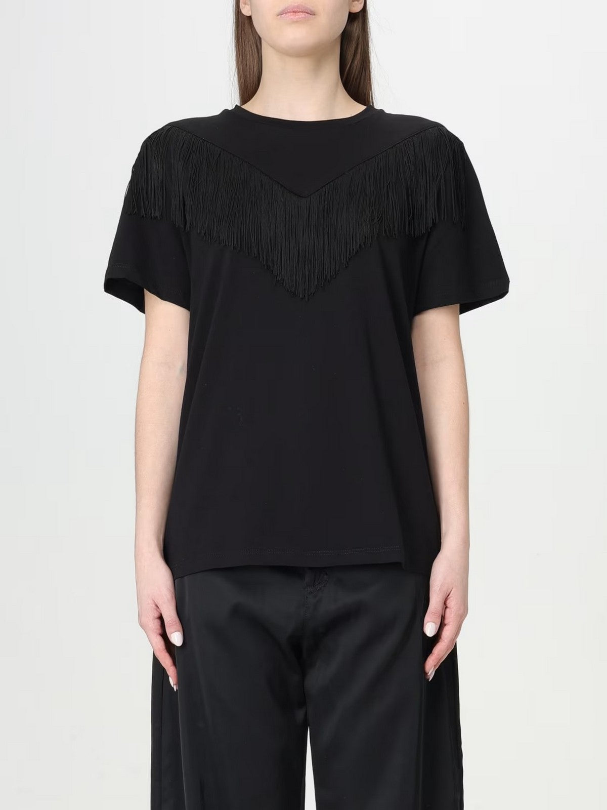T-shirt Pinko i Kobieta na słupie 103727-A1XS Z99 Black