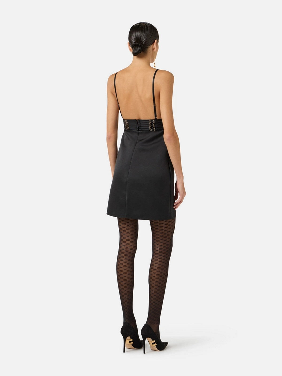 ELISABETTA FRANCHI Abito Donna  AB95062E2 110 Nero gioboutiqueweb