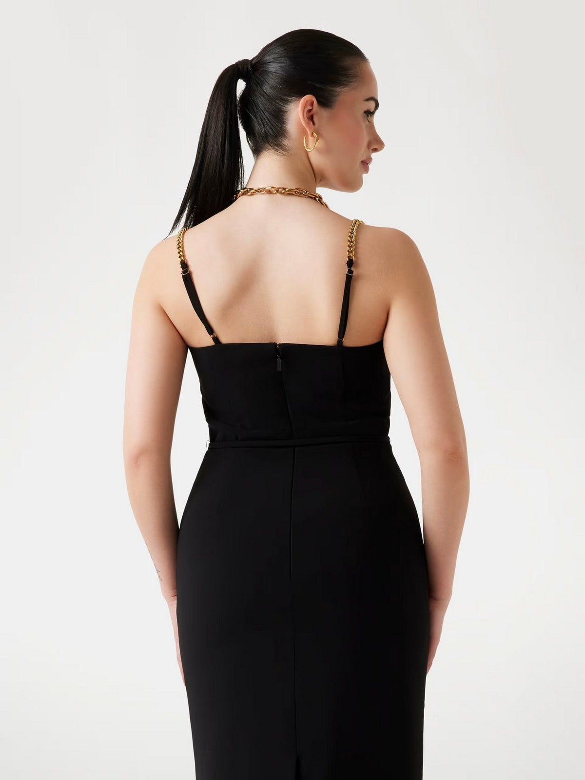 MARCIANO Abito Donna ELLA SHOULDER STRAP DRESS 5YGK09 7357A JBLK Jet Black A996
