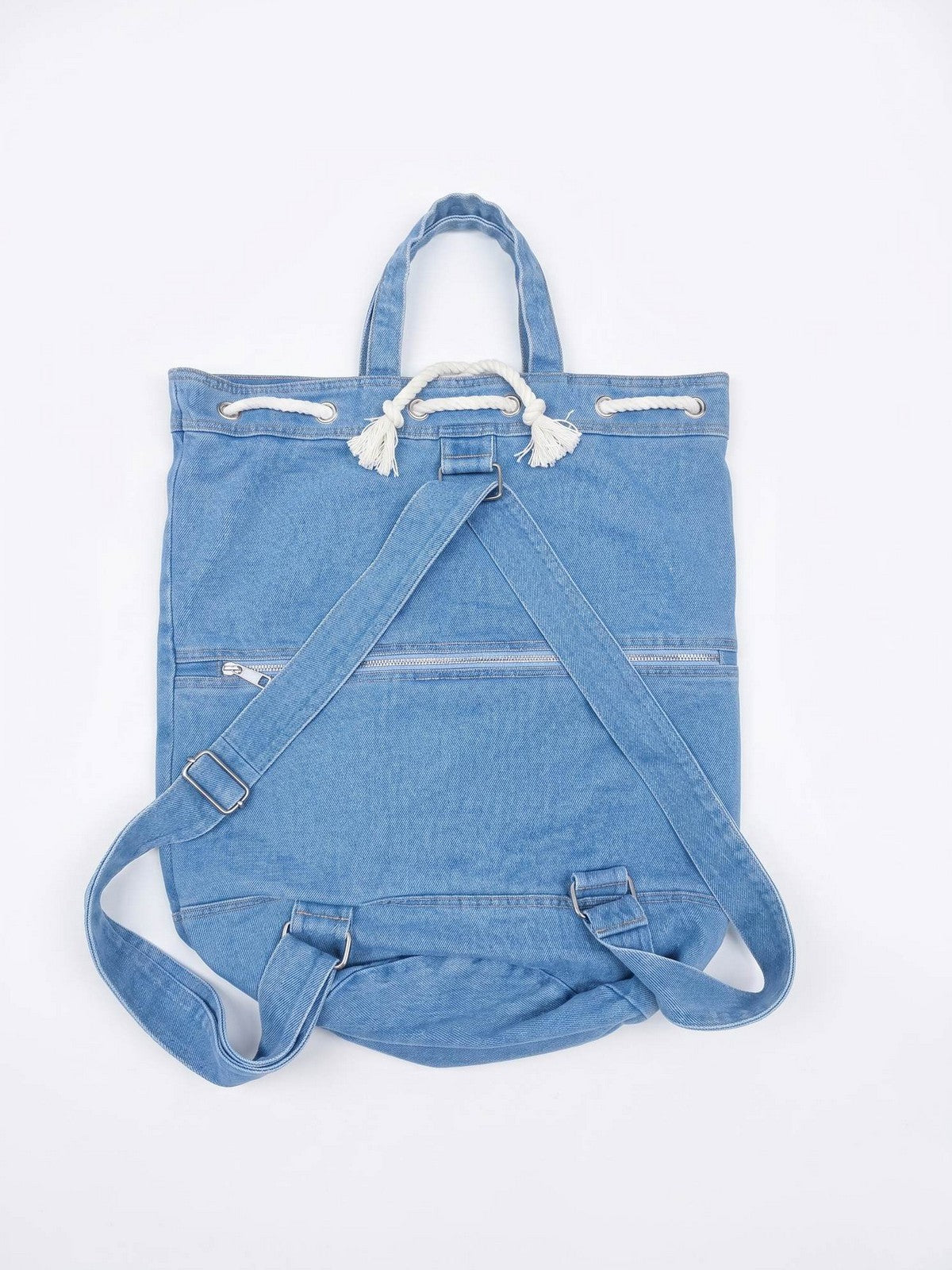 MC2 SAINT BARTH Zaino Donna  BEACH BACKPACK 01759L DENIM LIGHT EMB