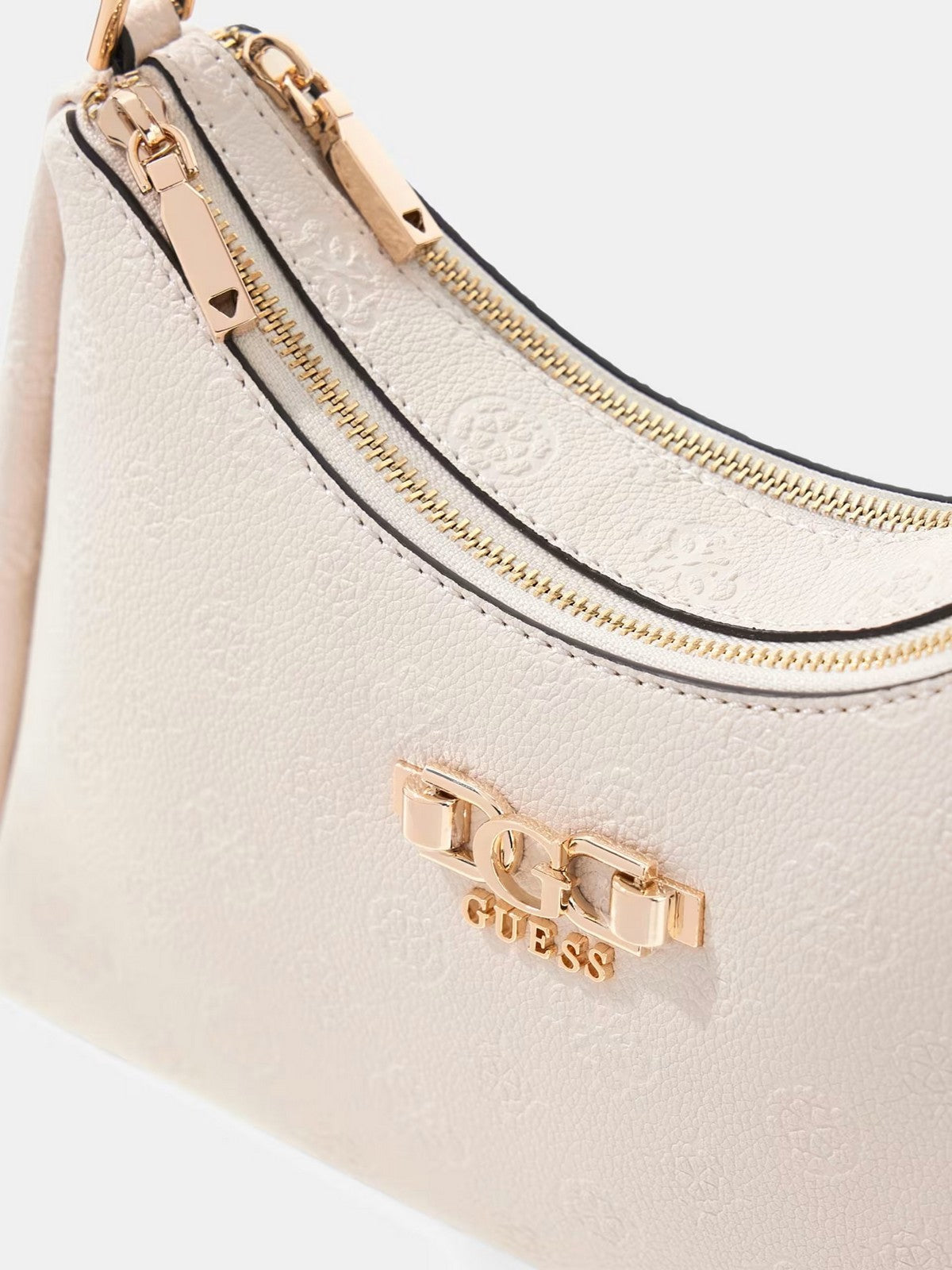 GUESS Borsa Donna ANISE DOUBLE ZIP SHOULDER BAG HWPD99 16180 STL STONE LOGO gioboutiqueweb