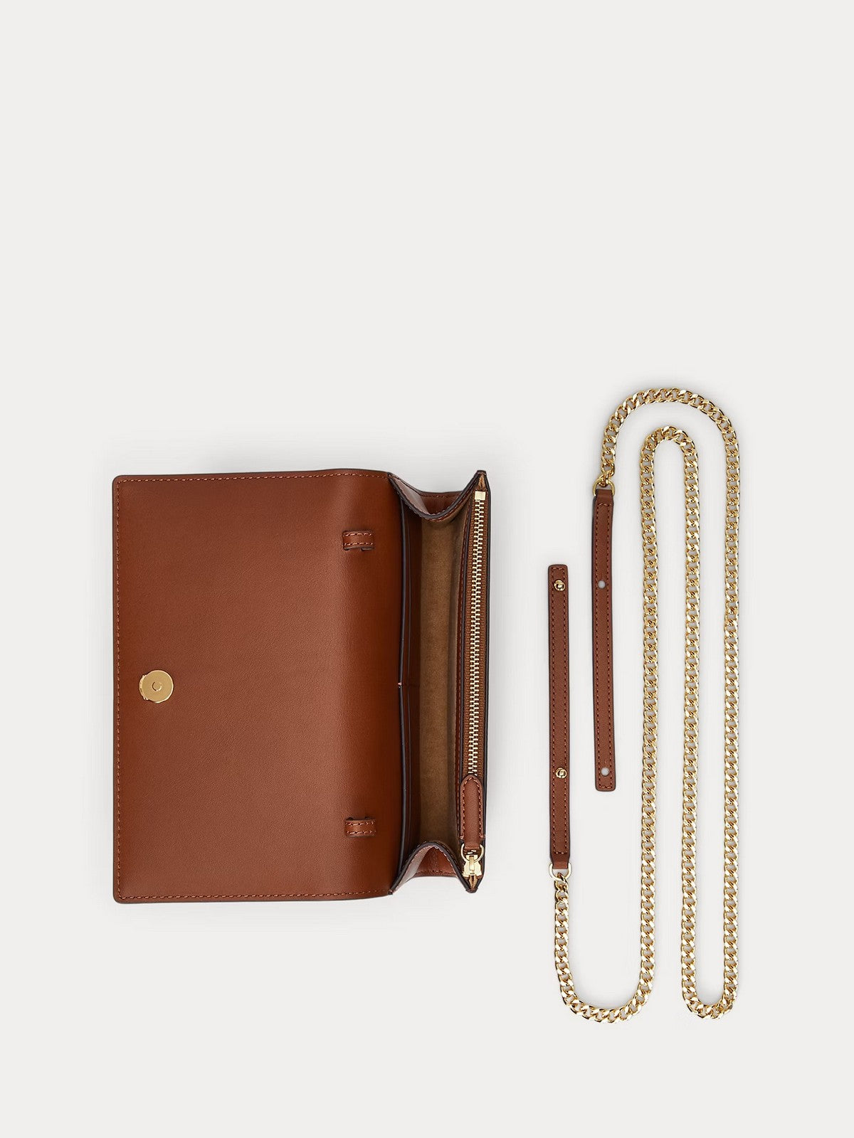 LAUREN RALPH LAUREN Borsa Donna ADAIR II-WALLET ON A CHAIN-LARGE 432980206 002 LAUREN TAN gioboutiqueweb