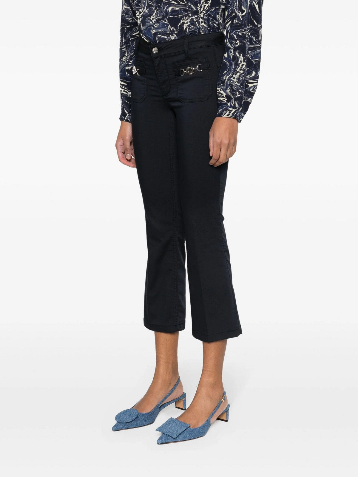 LIU JO WHITE Pantalone Donna  MA4291T7144 93921 Blu gioboutiqueweb