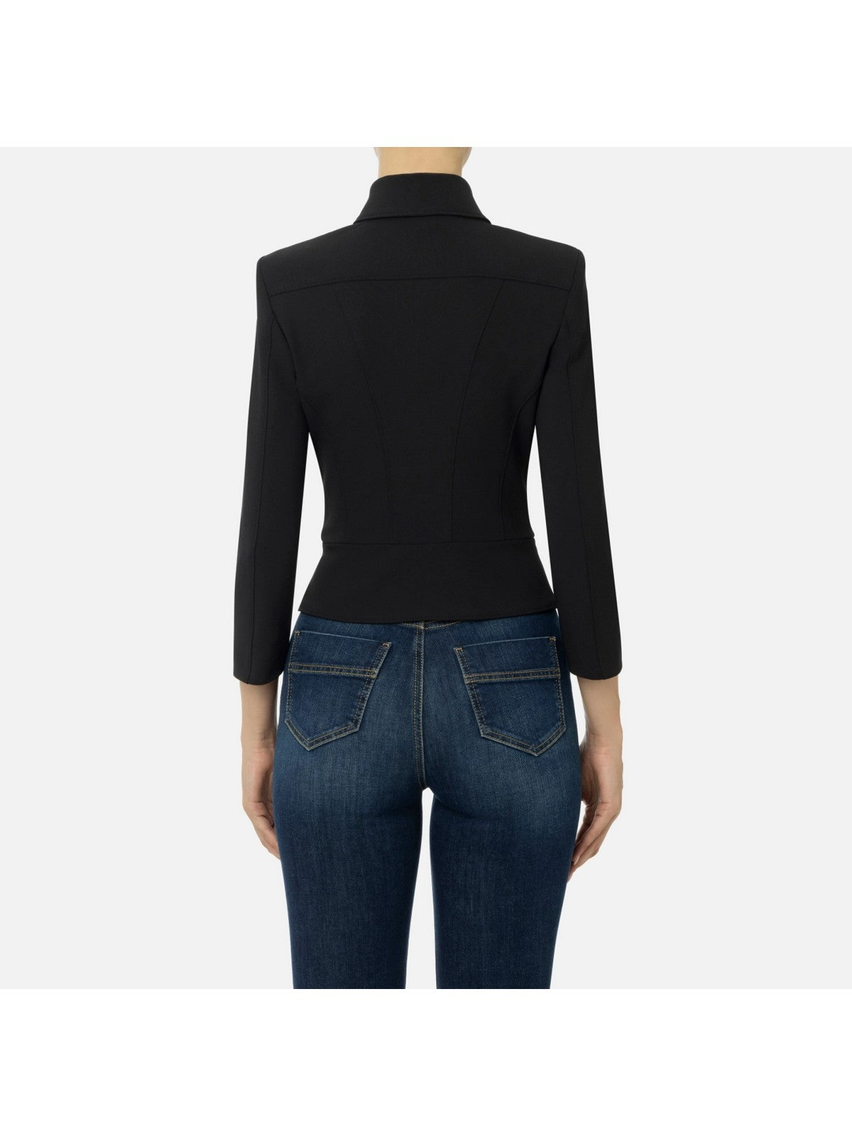 ELISABETTA FRANCHI Giacca Donna  GI10046E2 110 Nero gioboutiqueweb
