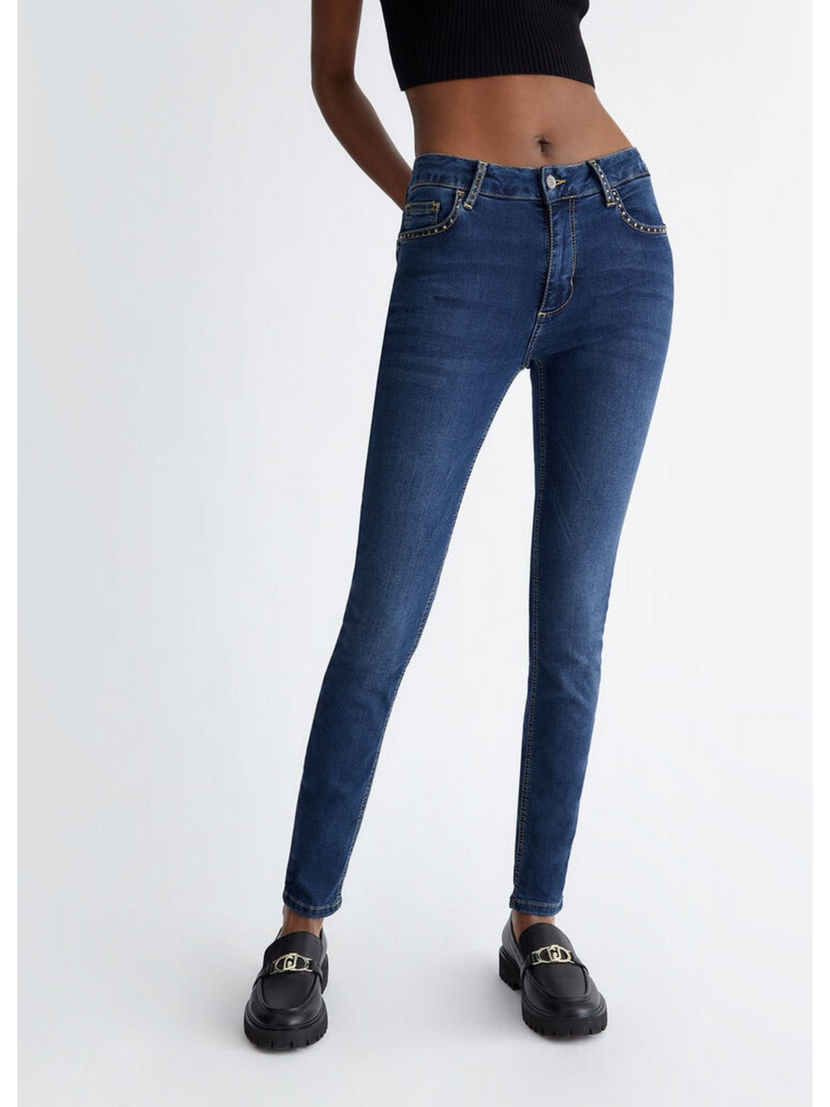 LIU JO BLUE DENIM Jeans Donna  UA4013D4188 78158 Blu gioboutiqueweb