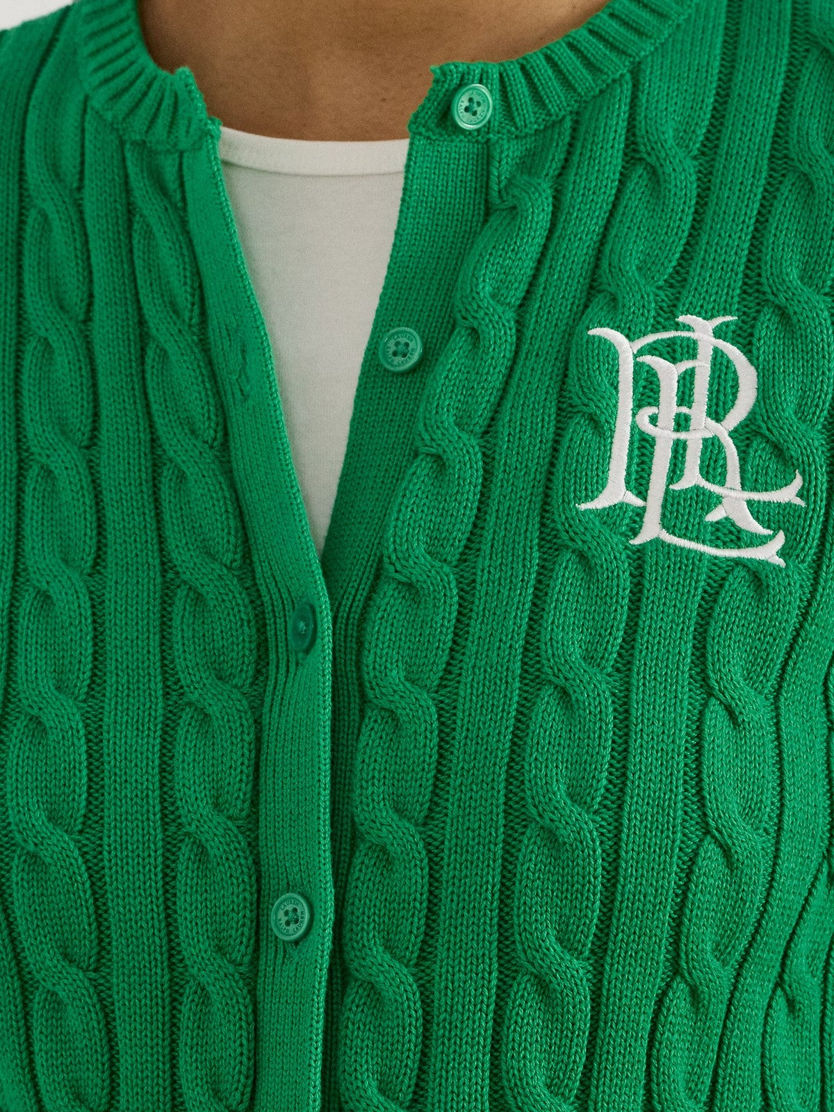 LAUREN RALPH LAUREN Cardigan Donna RALHAN-LONG SLEEVE-CARDIGAN 200932225 013 STEM