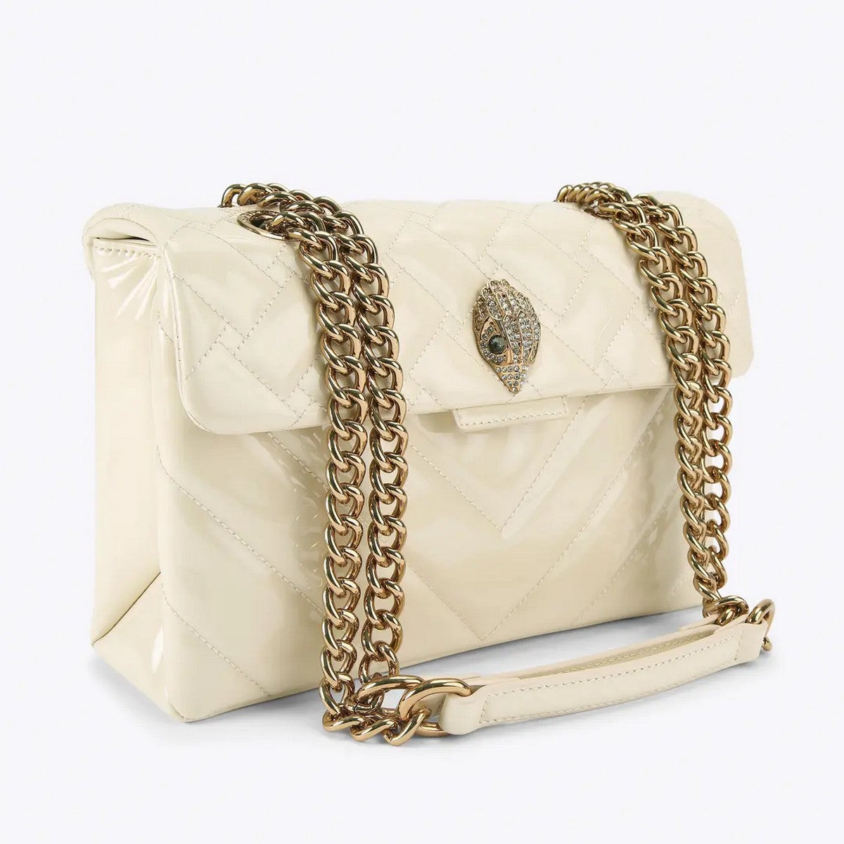 KURT GEIGER Borsa Donna 690-LEATHER KENSINGTON BAG 5021542309 CREAM CREAM gioboutiqueweb