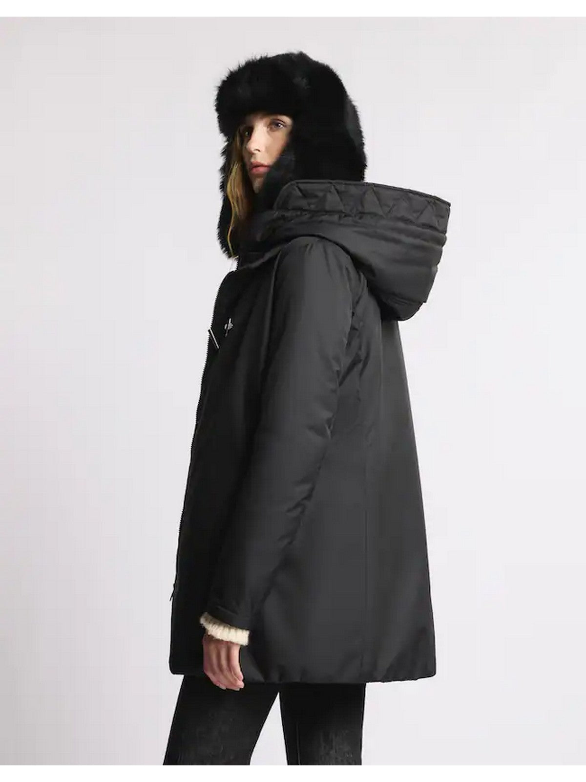 FAY Cappotto Donna  NAW59513830ZXEB999 Nero gioboutiqueweb