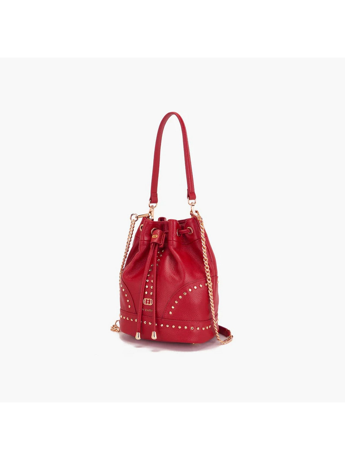 LA CARRIE Borsa Donna FRIVOLOUS BUCKET TUMBLED LEATHER 151P-MB-18 TBL/RED Rosso gioboutiqueweb