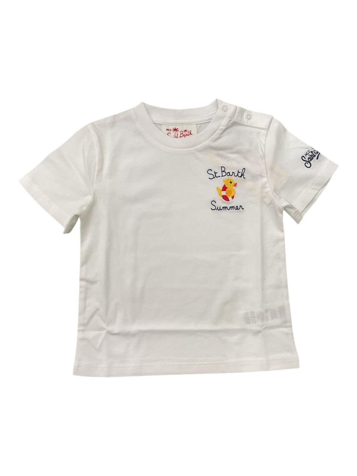 MC2 SAINT BARTH T-shirt Bambini e ragazzi  PORTOFINO JR 02181L DUCKY SB SUMMER 01N EMB gioboutiqueweb