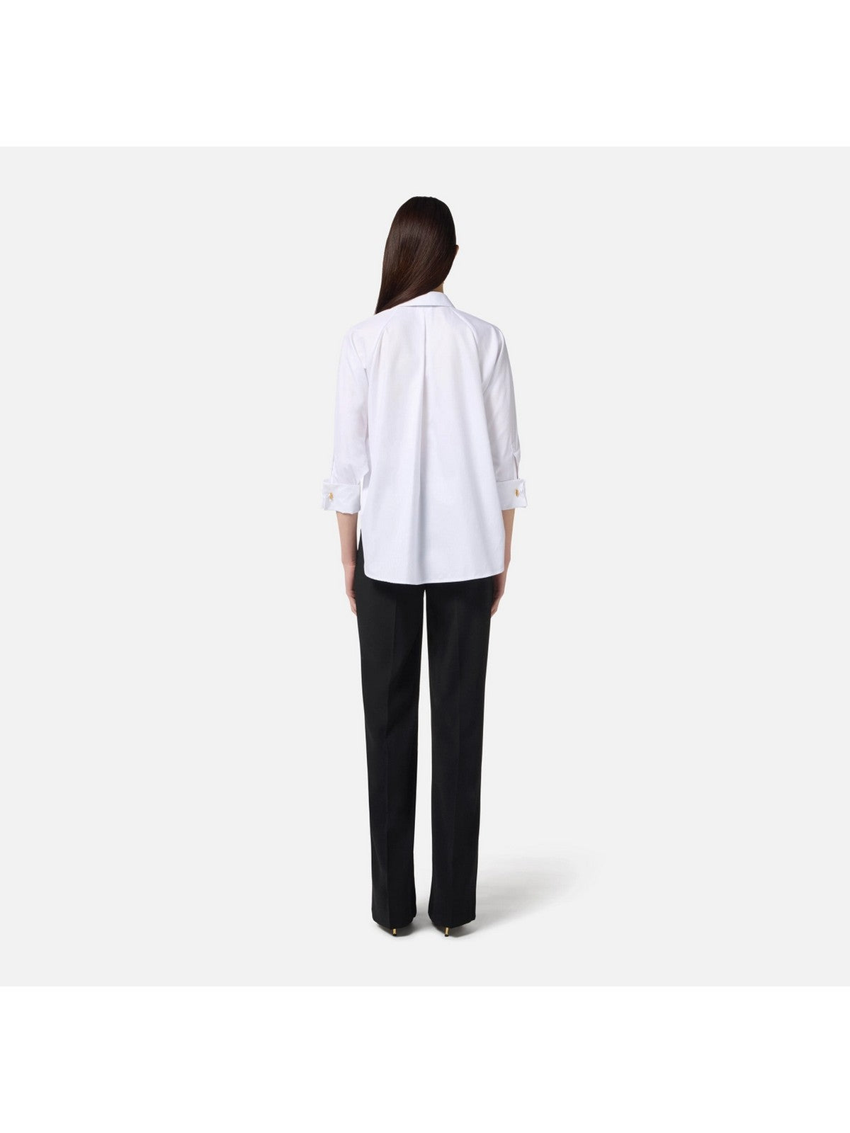 ELISABETTA FRANCHI Tuta Donna  TU05656E2 221 BIANCO/NERO gioboutiqueweb