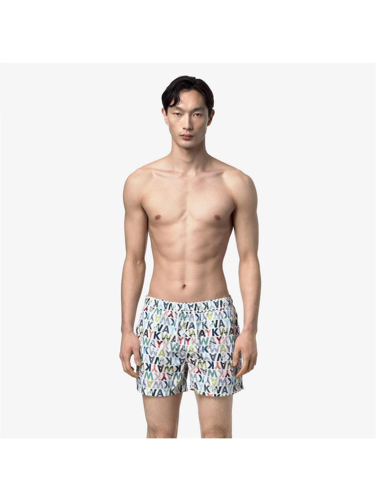 K-WAY Costume da bagno Uomo HAZEL GRAPHIC BEACH K2158GW C12 GRAPHIC LETTERING