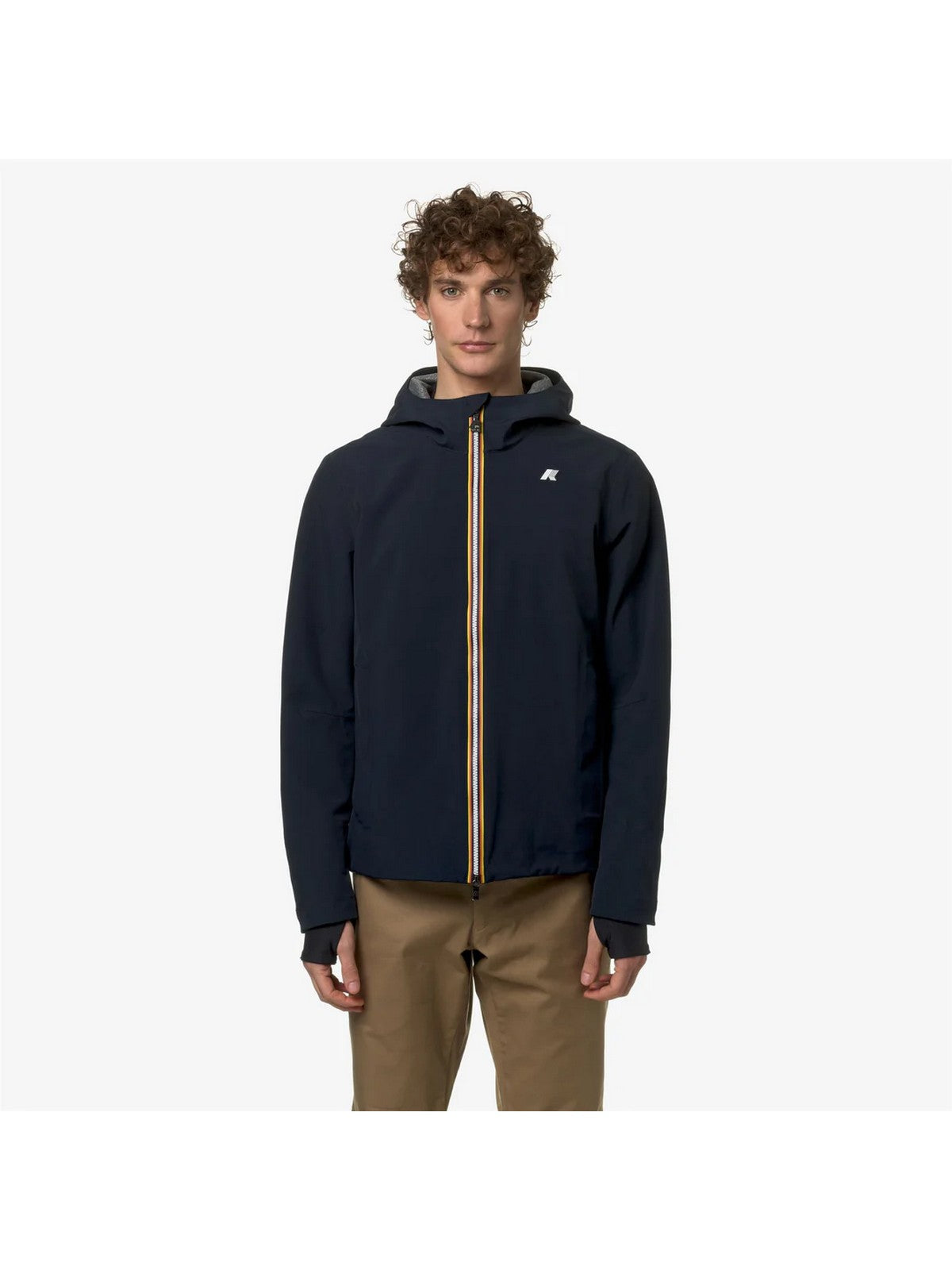 K-WAY MAN JACKO BINDED JERSEY V K5123GW K89 Blue