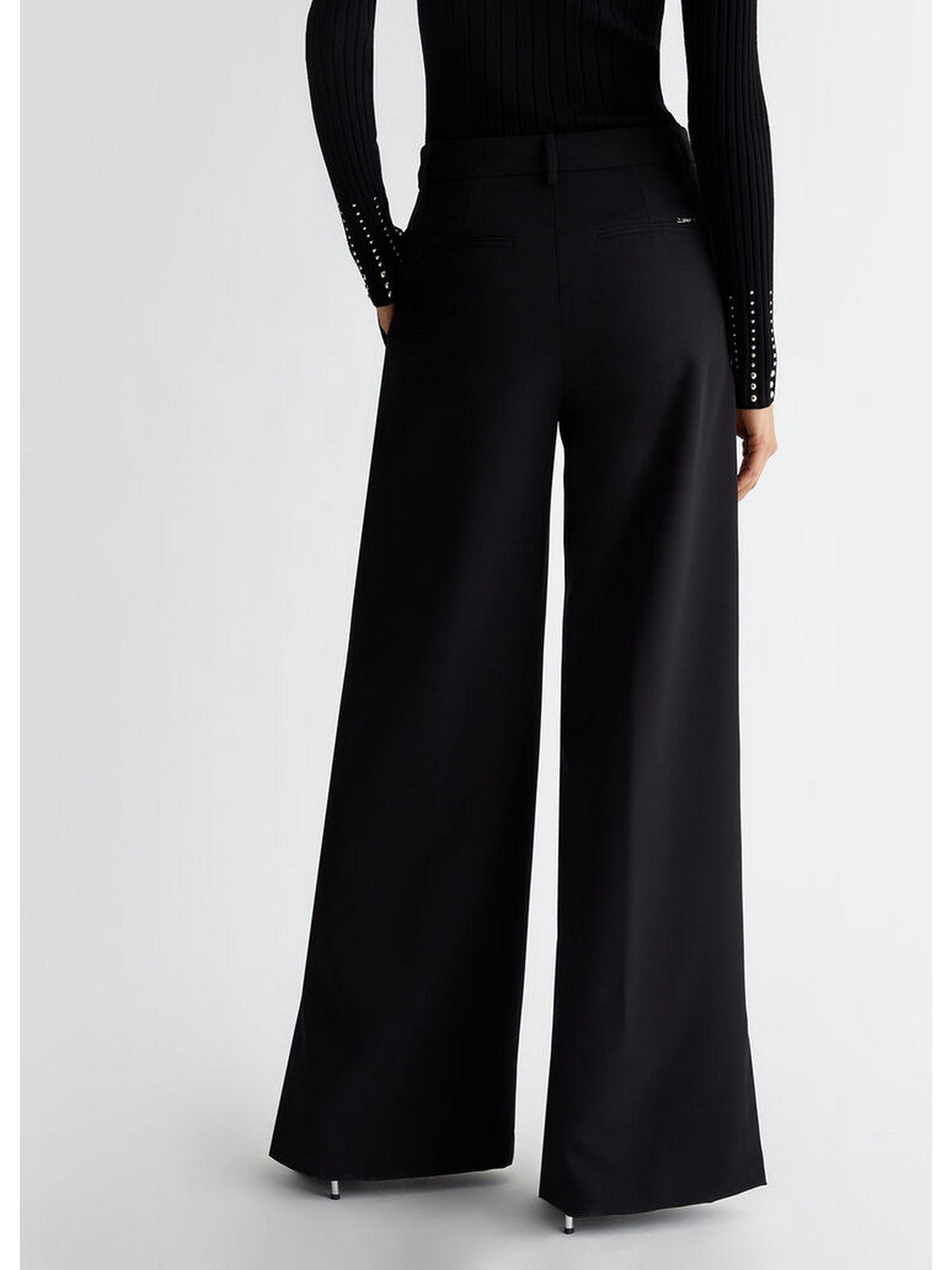 LIU JO WHITE Pantalone Donna  WF4278TS896 22222 Nero gioboutiqueweb