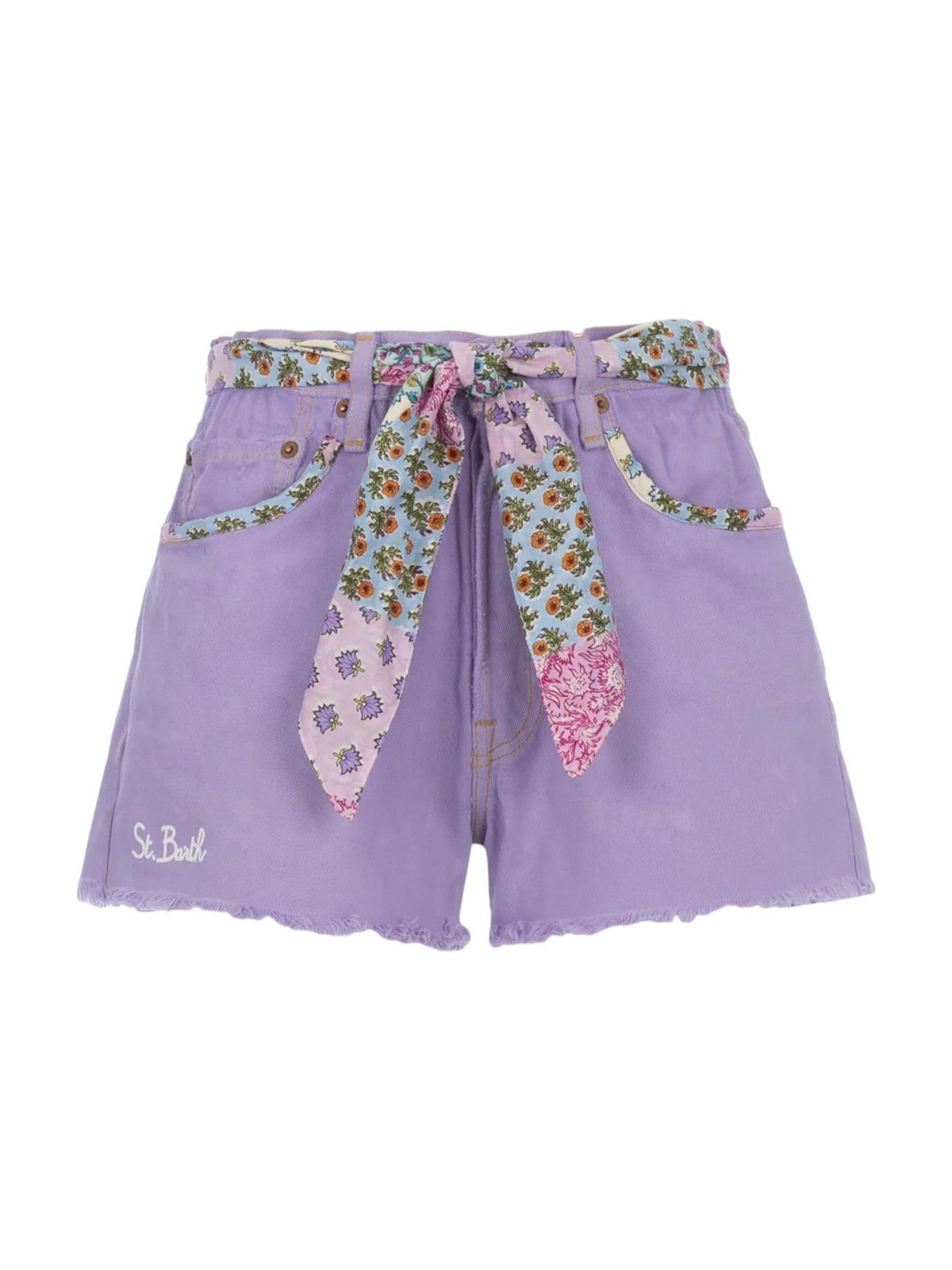 MC2 SAINT BARTH Pantaloncino Donna  ARIZONA 04945F Viola gioboutiqueweb