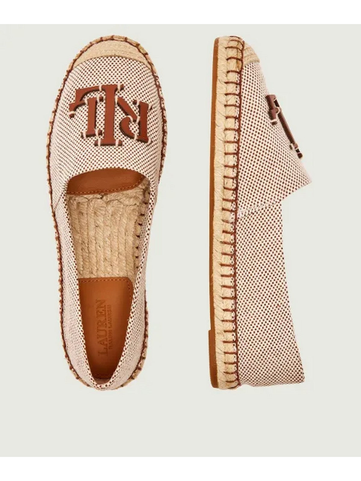 LAUREN RALPH LAUREN Espadrillas Donna  802P09065 002 NTRL/LAUREN TAN/LAUREN TAN