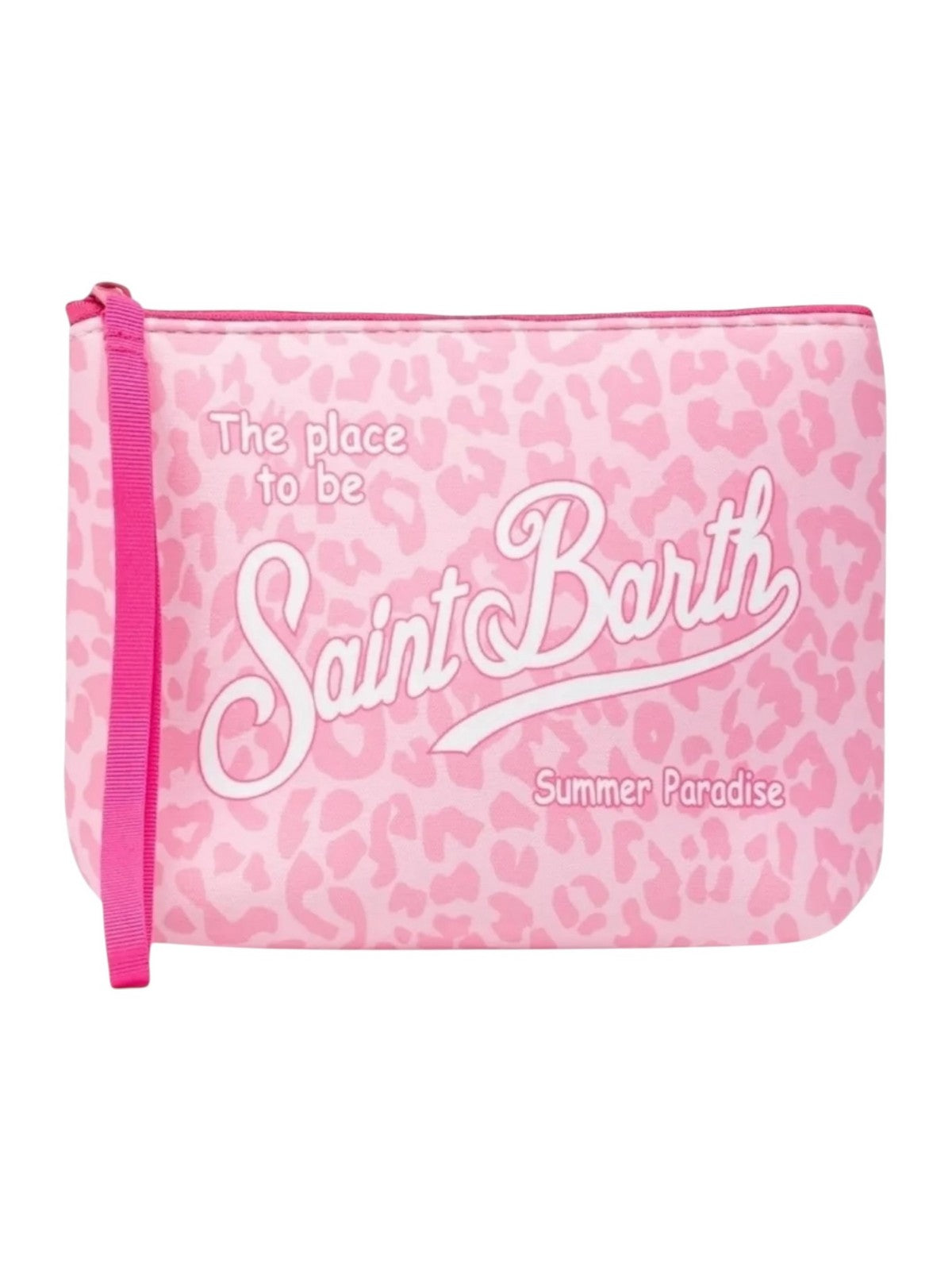 MC2 SAINT BARTH Pochette Unisex adulto  ALINE 03479L PASTEL LEOPARD 21 gioboutiqueweb