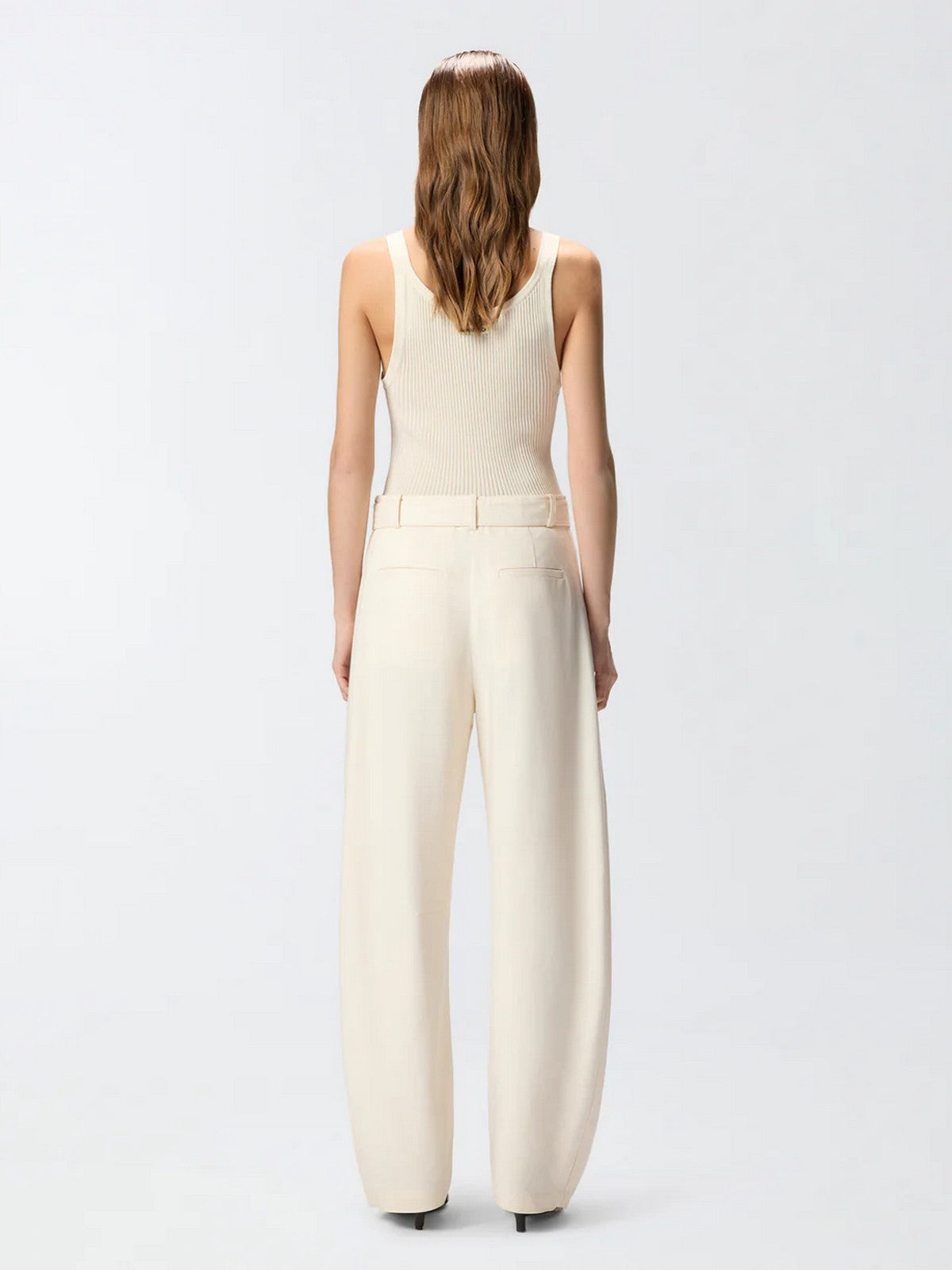 PINKO Pantalone Donna LEXY PANTALONE FRISOTTINO 106492-A2W6 C00 BIANCO CIGNO gioboutiqueweb