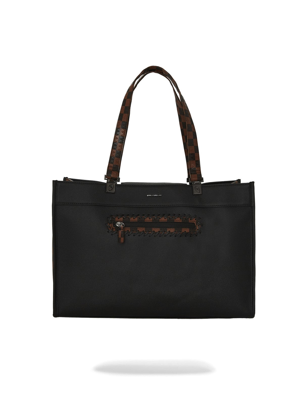 SPRAYGROUND Borsa Donna DOSE OF CHECK DEUX TORTUGA TOTE 910T8020NSZ Nero gioboutiqueweb
