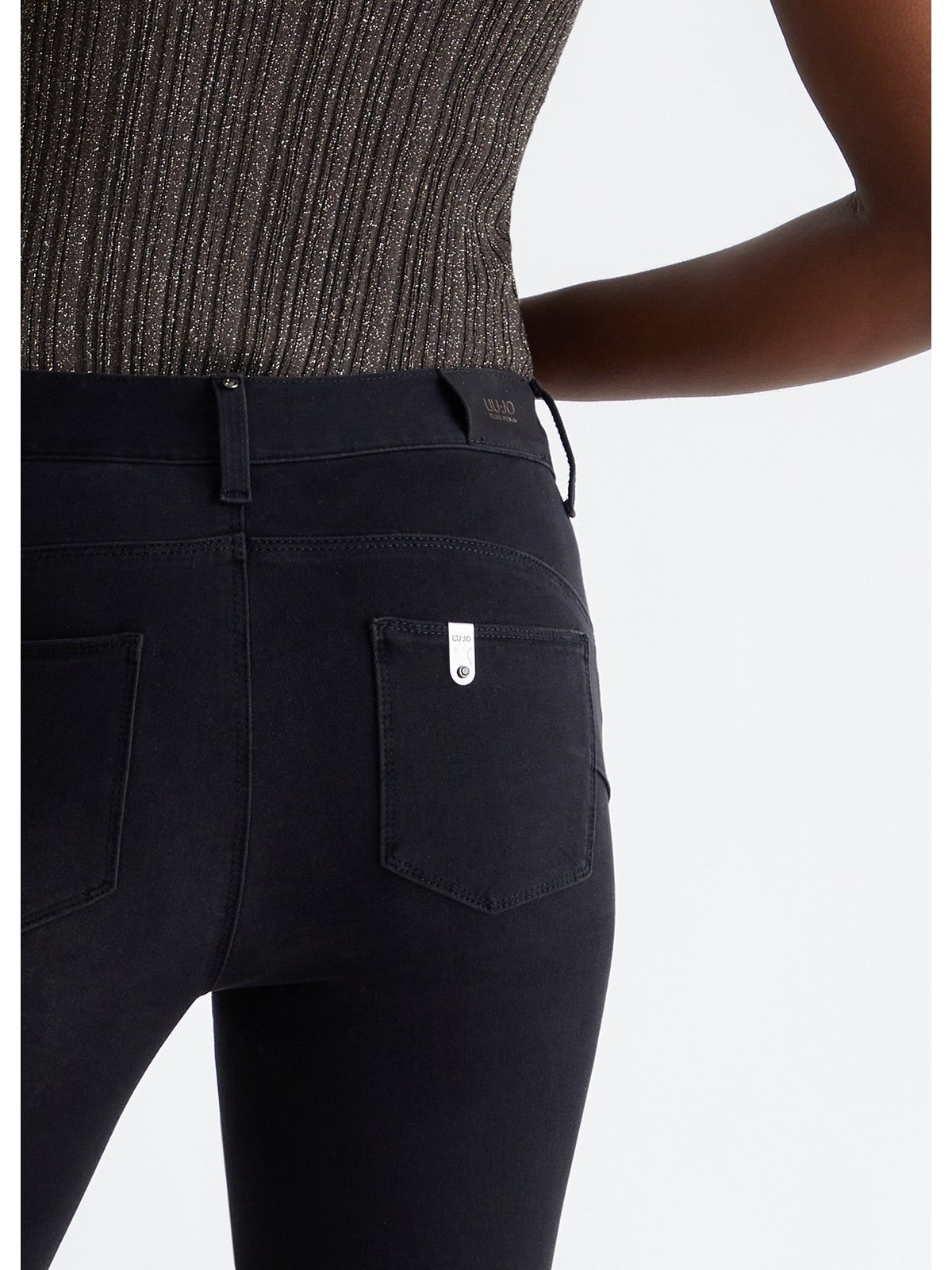 Liu Jo Blue Denim Jeans Woman UA4054D486 87390 Negro