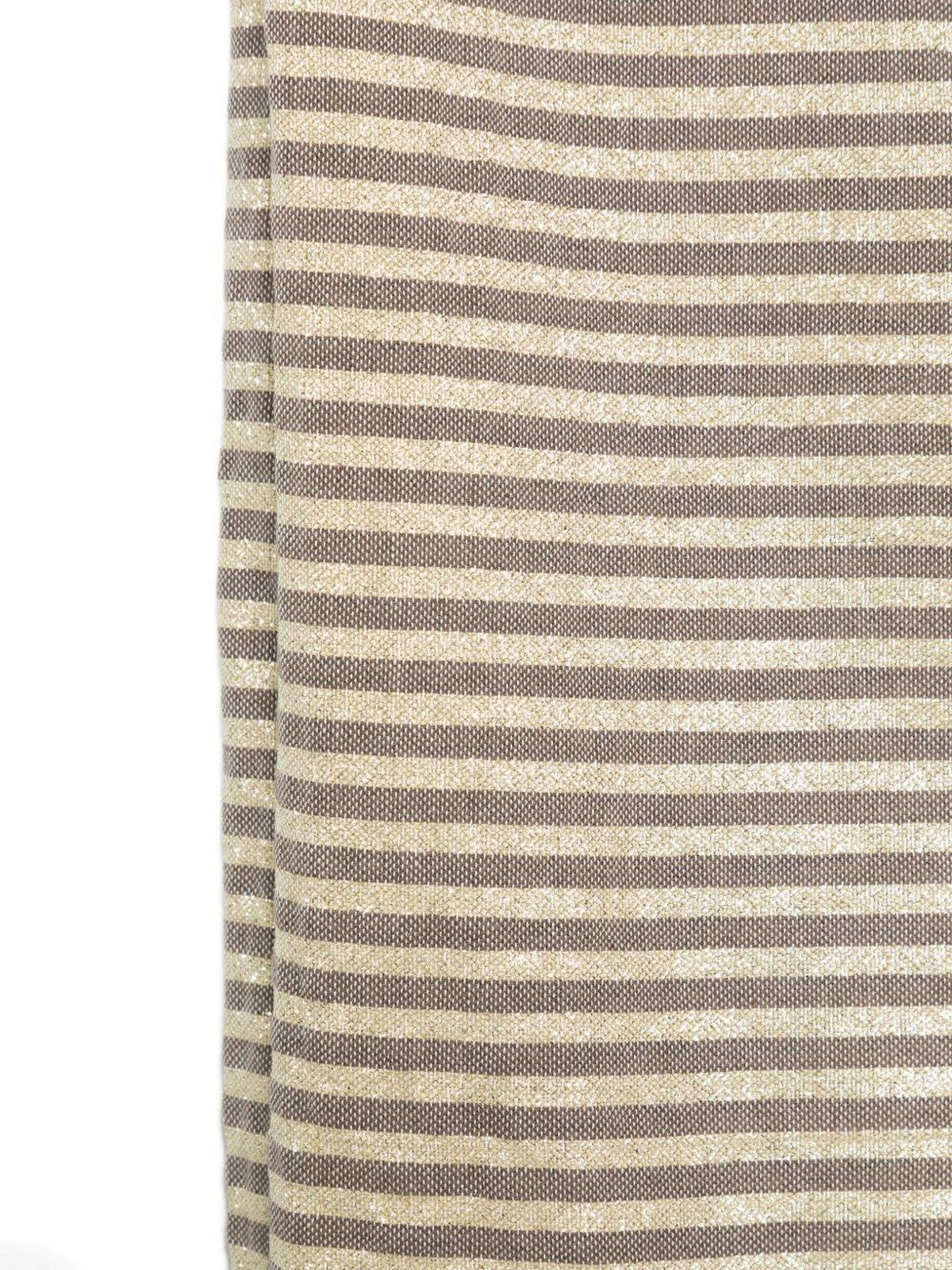 MC2 SAINT BARTH Telo mare Unisex adulto  FOUTAS LUREX 00624L STRIPES S 18OR EMB gioboutiqueweb