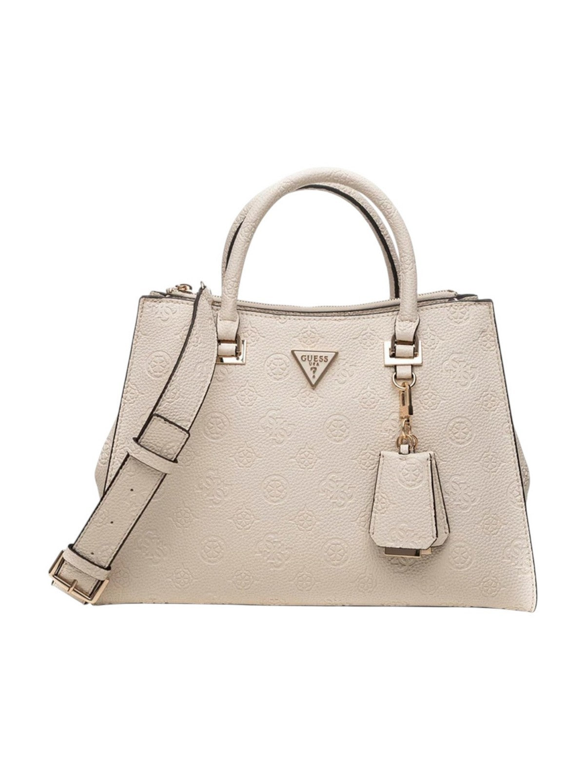 GUESS Borsa Donna CRESIDIA II SOCIETY SATCHEL HWPD98 88070 OFL OFF WHITE LOGO