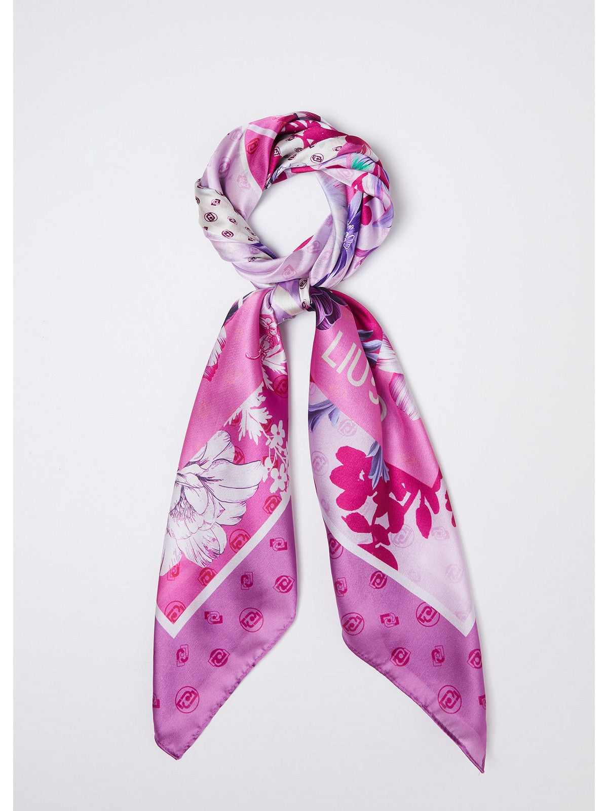 LIU JO SOFT Foulard Donna  2A4039T0300 00021 Rosa gioboutiqueweb