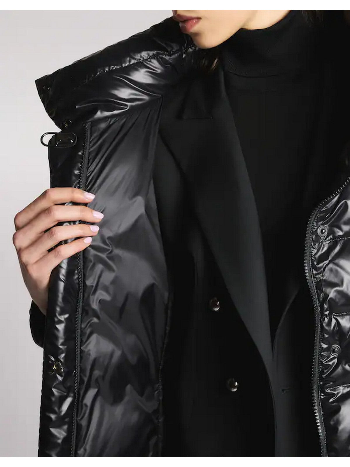 FAY Piumino Donna  NAW33513550ICIB999 Nero gioboutiqueweb