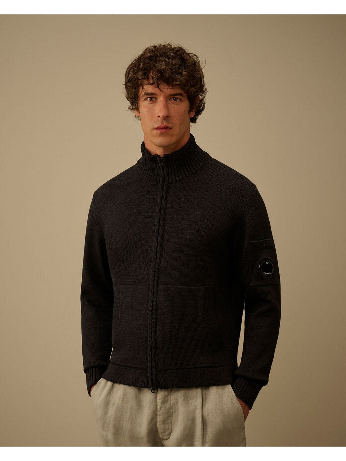 C.P. COMPANY Cardigan Uomo  20CMKN092A110058A 888 888 - TOTAL ECLIPSE