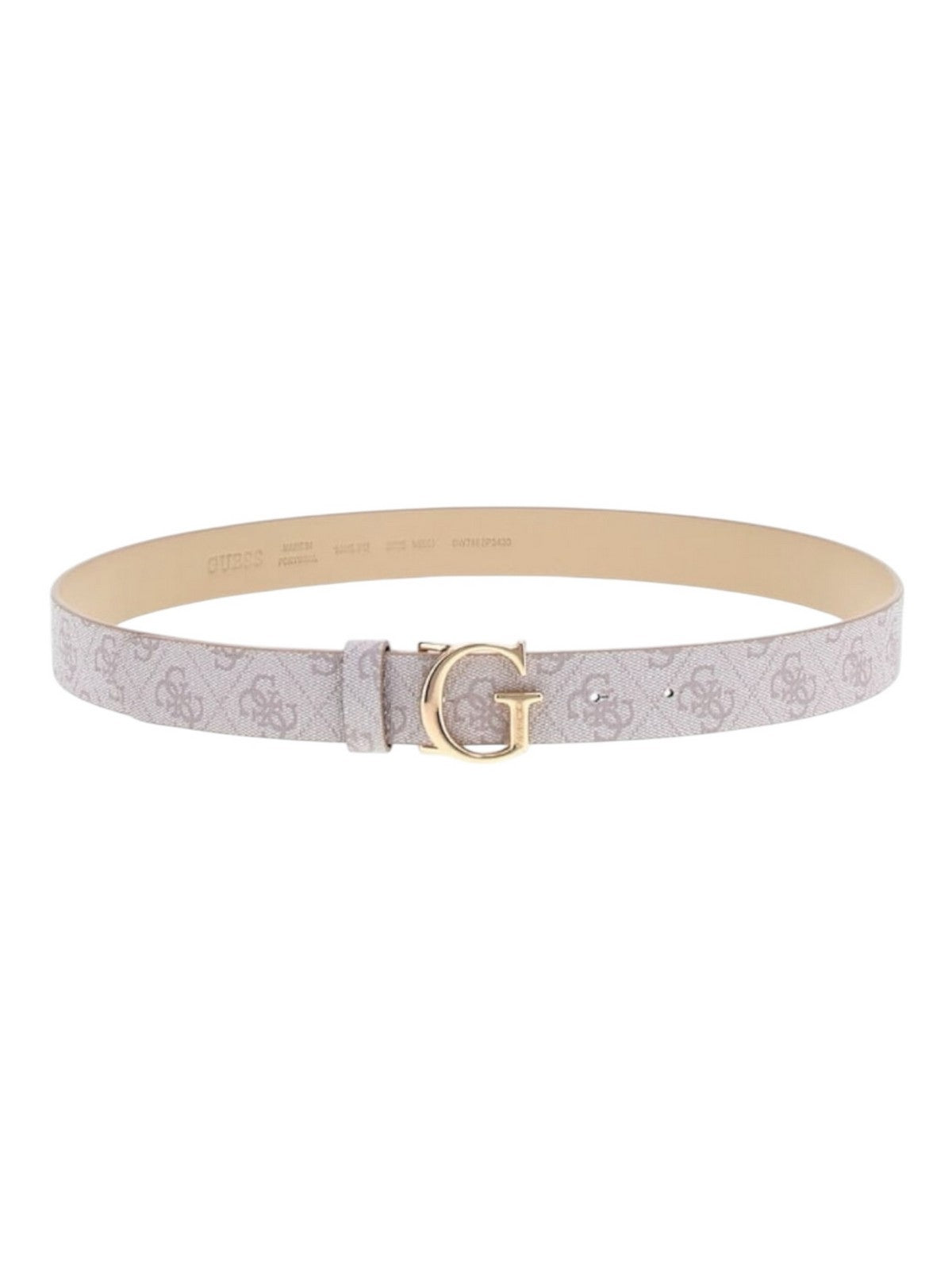 GUESS Cintura Donna NOELLE LOGO ADJ PANT BELT BW7862 P3430 DVL Bianco gioboutiqueweb