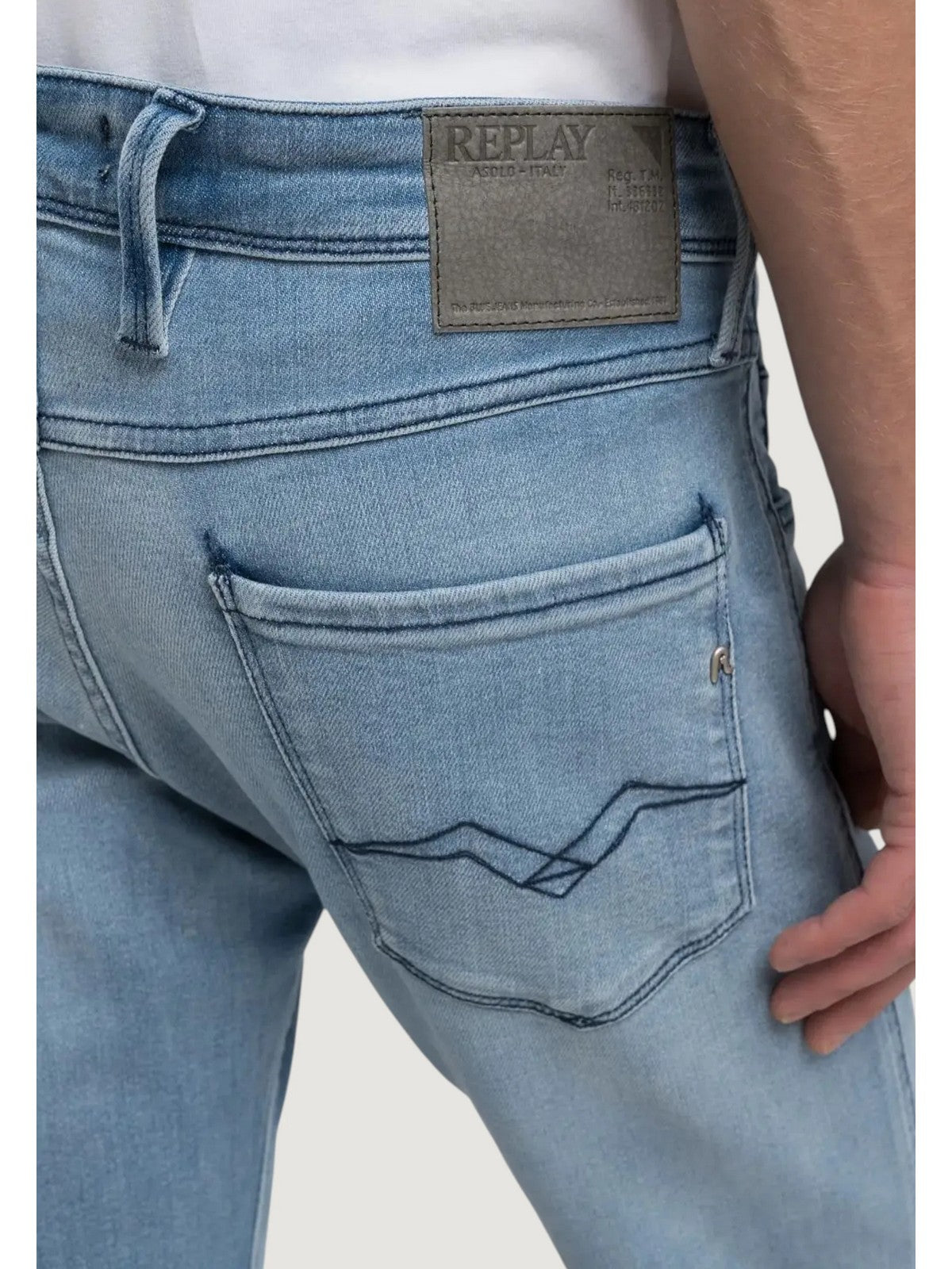 REPLAY Jeans Uomo ANBASS M914Y000261C42 010 LIGHT BLUE gioboutiqueweb