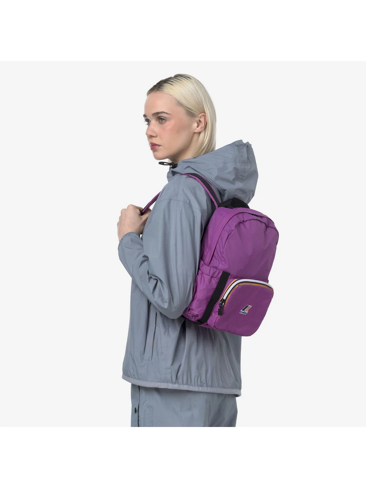 K-WAY Zaino Donna P. LE VRAI 3.0 MICHELET K61415W 521 Viola gioboutiqueweb