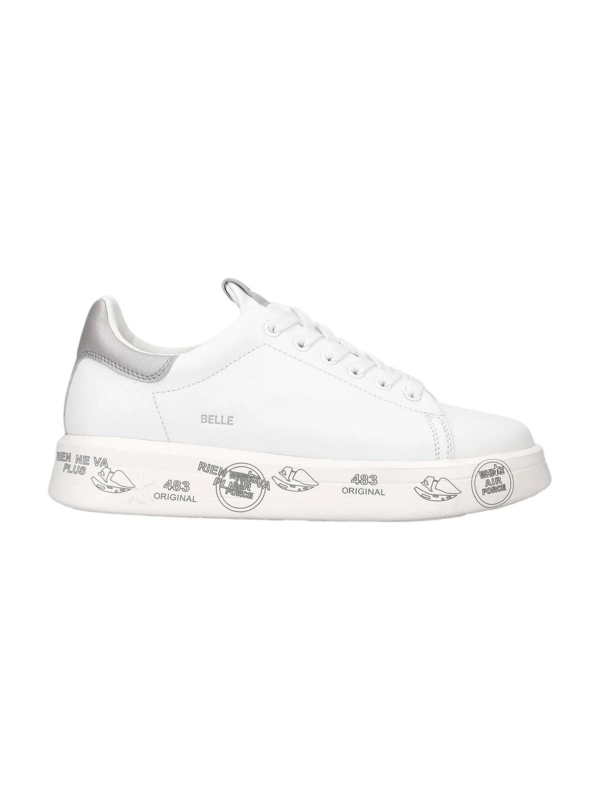 PREMIATA Sneaker Donna  BELLE VAR 7447 WHITE gioboutiqueweb