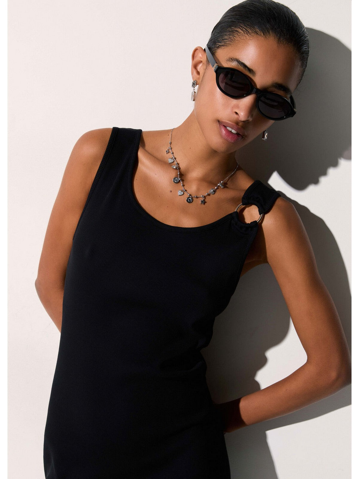 LIU JO BEACHWEAR Abito Donna  VA6129J4822 22222 Nero gioboutiqueweb