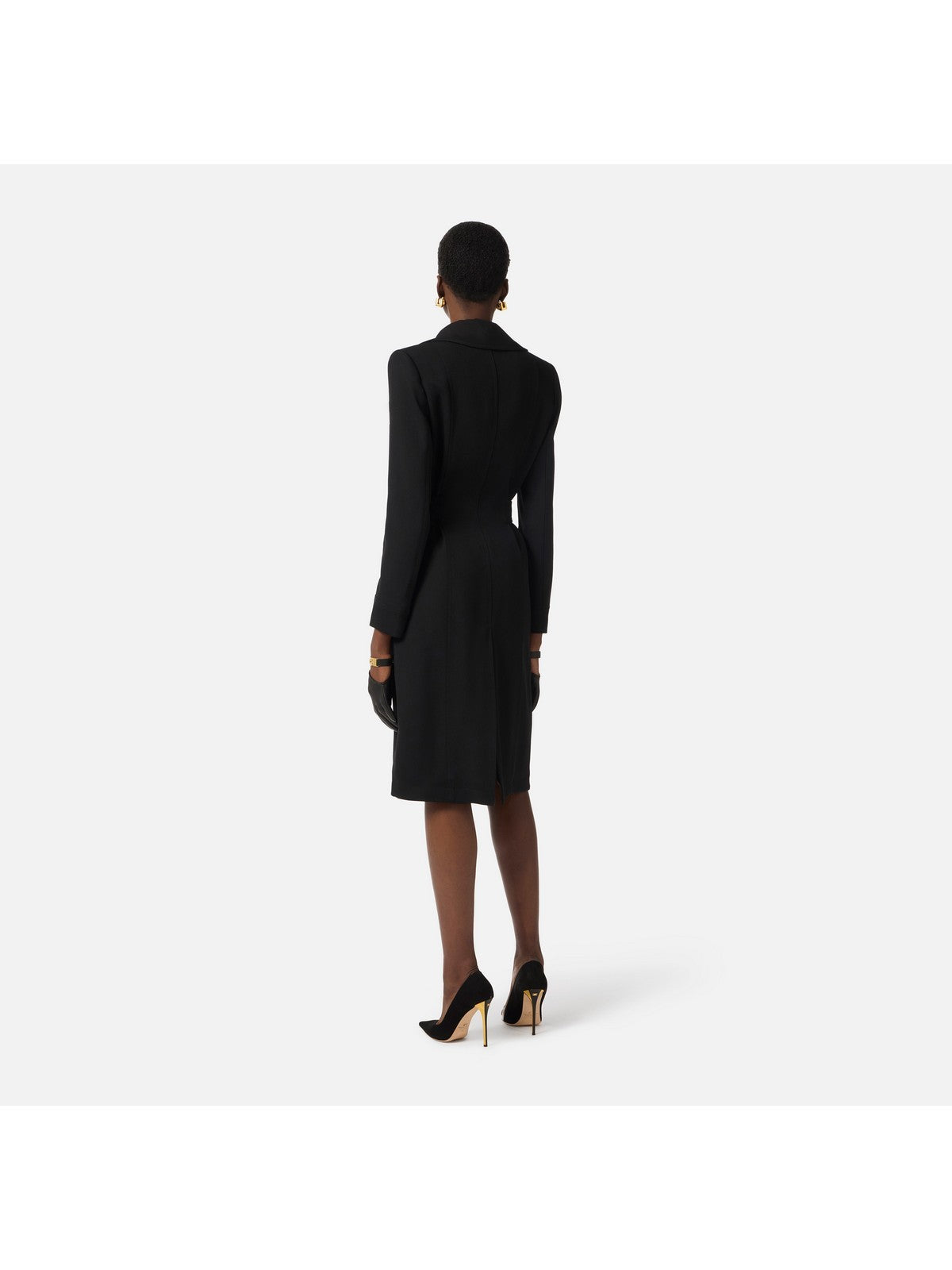 ELISABETTA FRANCHI Trench Donna  SP00561E2 110 NERO                     S