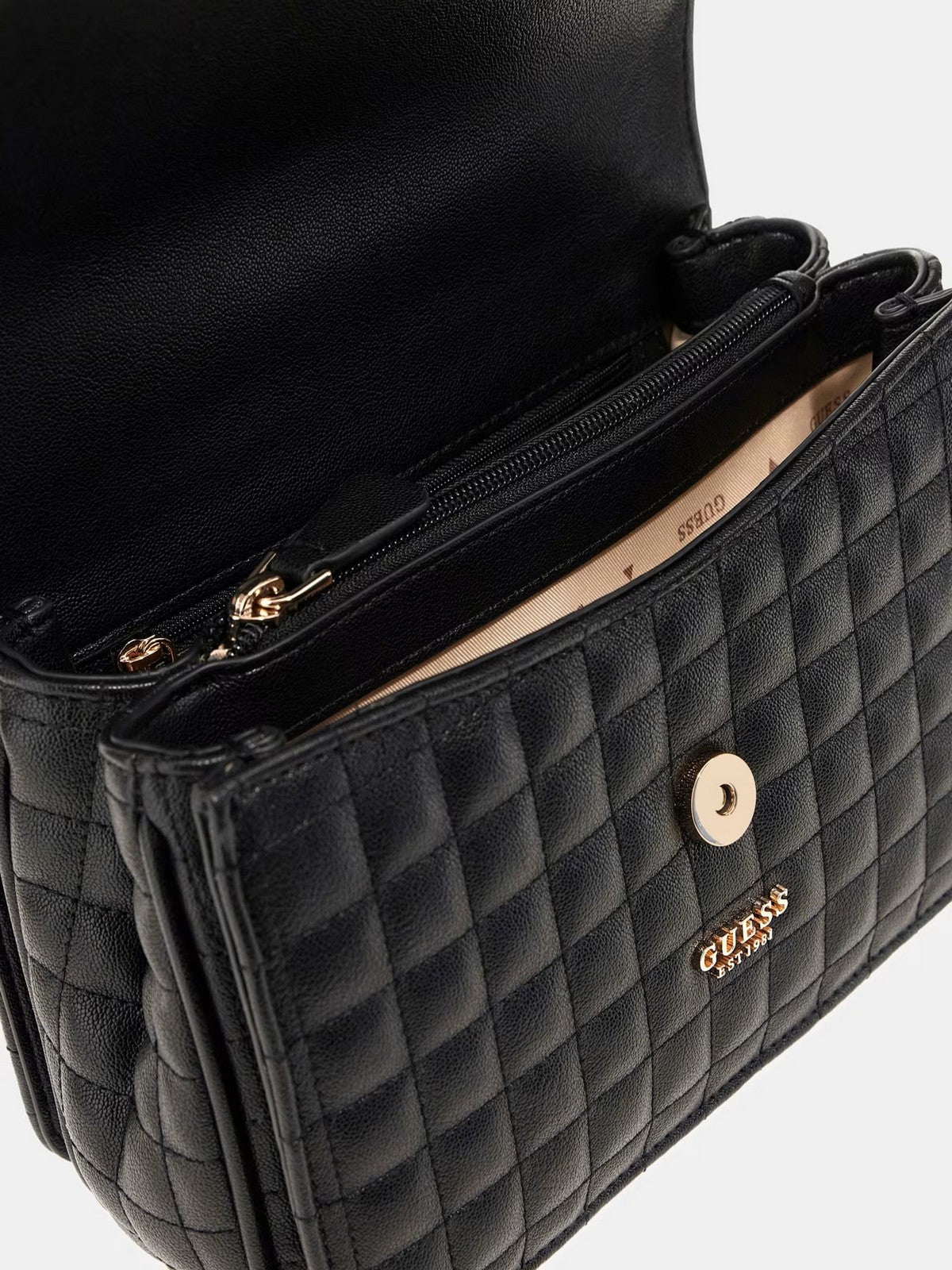 GUESS Borsa Donna NADIRA CONVERTIBLE XBODY FLAP HWQG84 24210 BLA BLACK