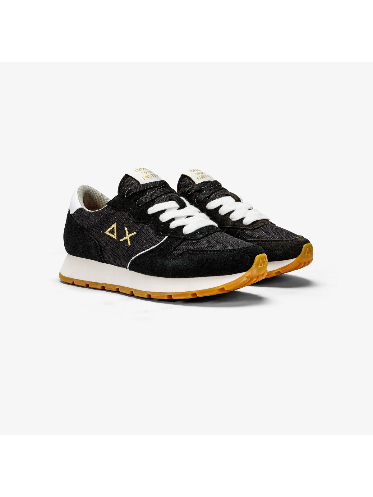 Sun68 Sneaker Frau Verbündeter Glitzer Textil Z34203 11 Schwarz