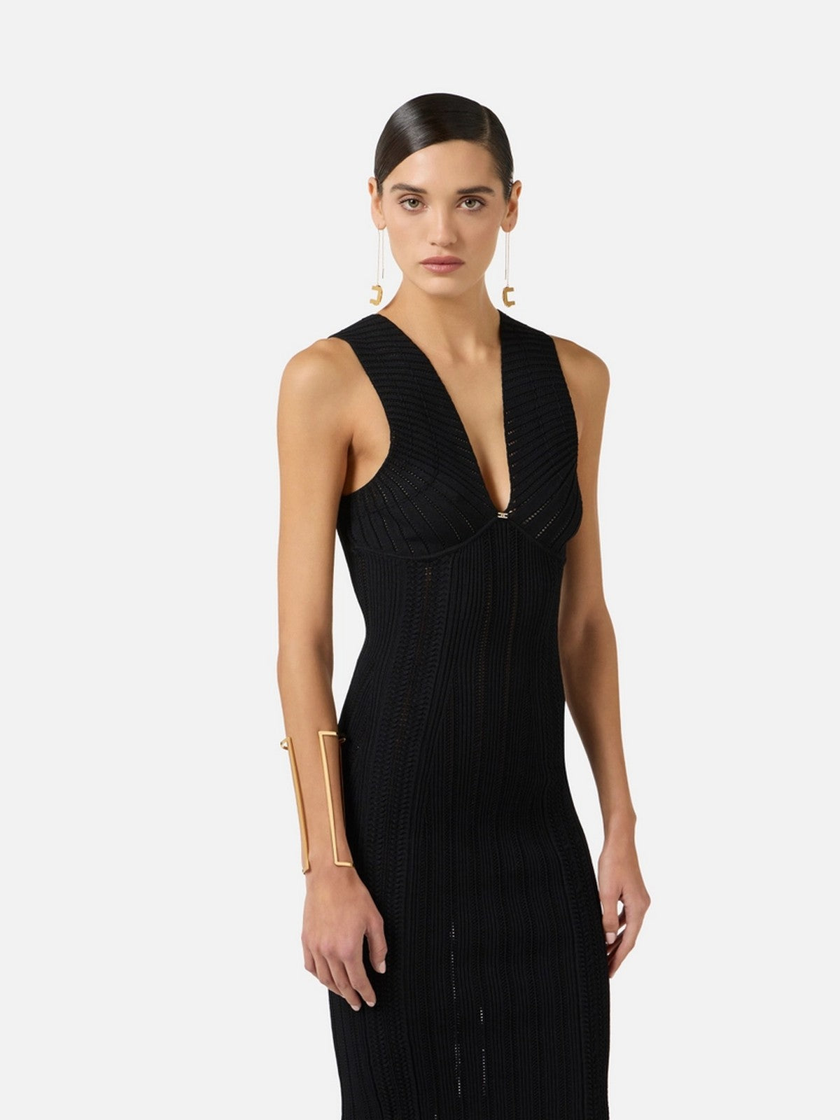 ELISABETTA FRANCHI Abito Donna  AM36B62E2 110 Nero gioboutiqueweb