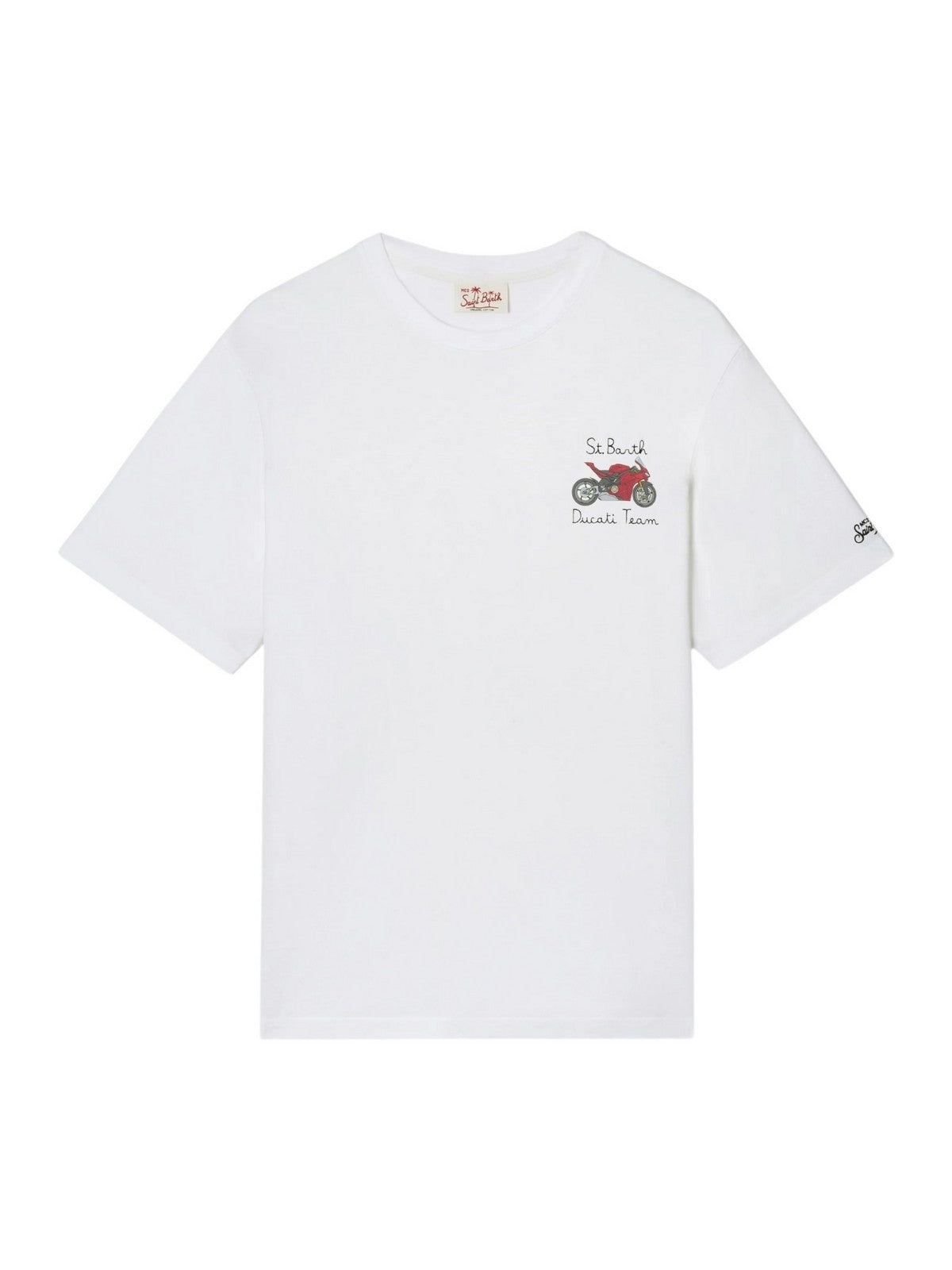 MC2 SAINT BARTH T-shirt Uomo  PORTOFINO 04521L DUCATI TEAM 01N EMB