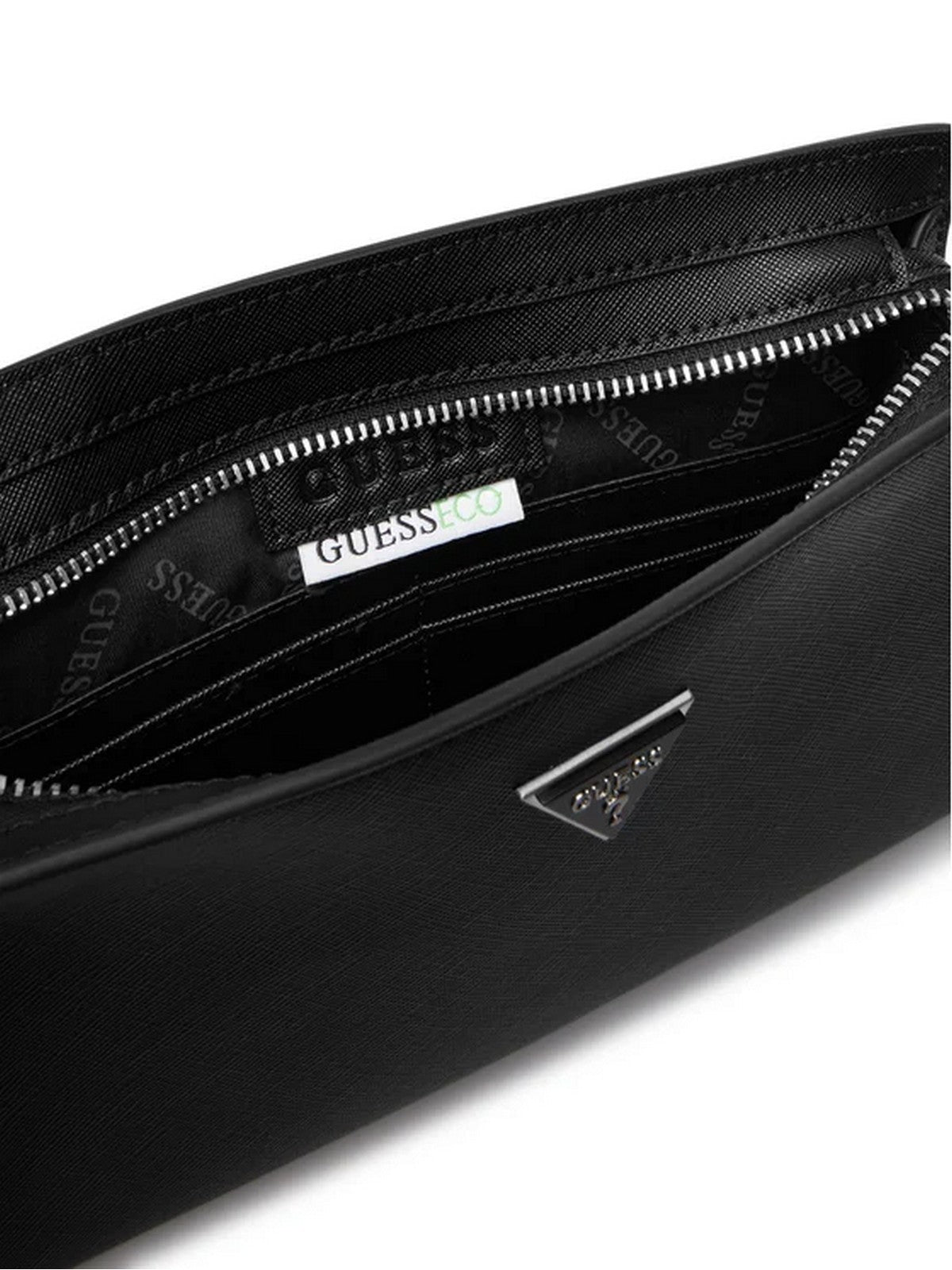 GUESS Pochette Uomo MILANO CROSSBODY TOP ZIP HMMISA P6157 BLA BLACK