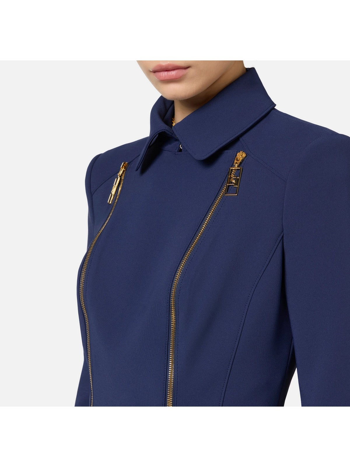 ELISABETTA FRANCHI Giacca Donna  GI10046E2 B75 Blu gioboutiqueweb