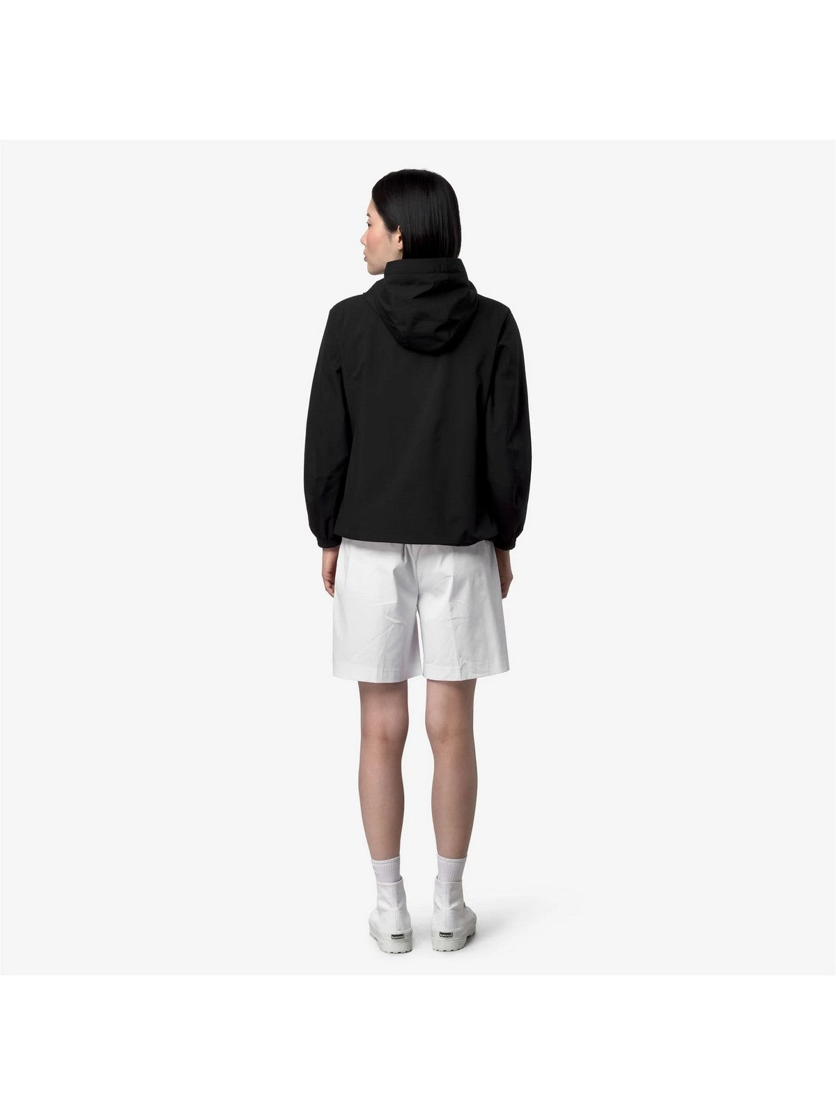 K-WAY Giubbino Donna LIL 2.0 STRETCH POLY JERSEY K21347W USY BLACK PURE gioboutiqueweb