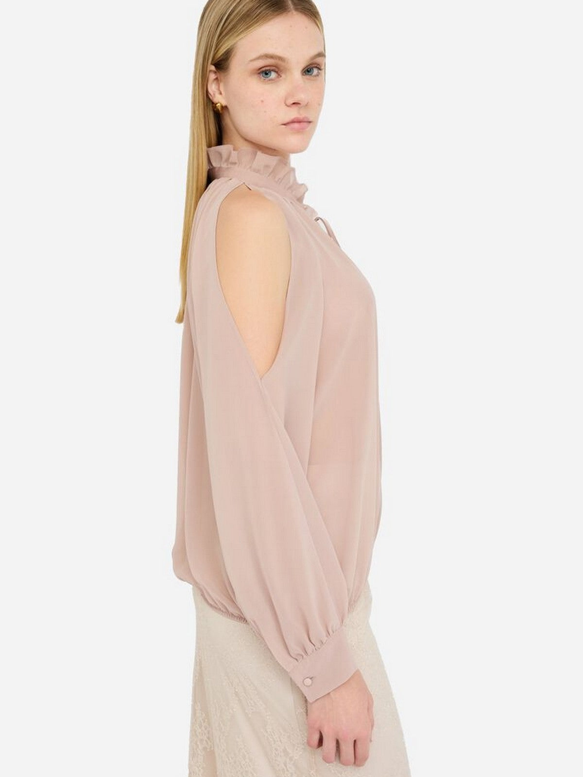 LIU JO BLACK Blusa Donna  CF5396TS869 X0702 Light cipria