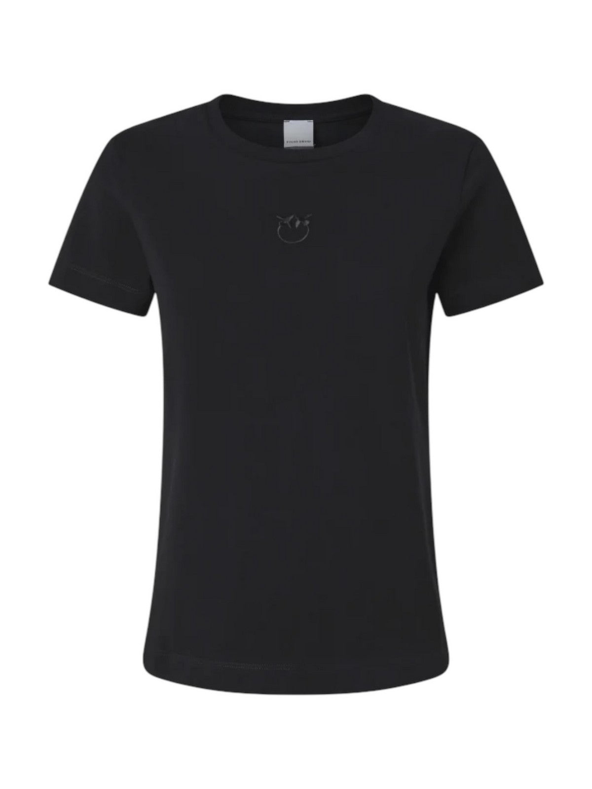 PINKO T-shirt Donna BUSSOLOTTO T-SHIRT JERSEY LOGO 100355-A2HN Z99 Nero gioboutiqueweb