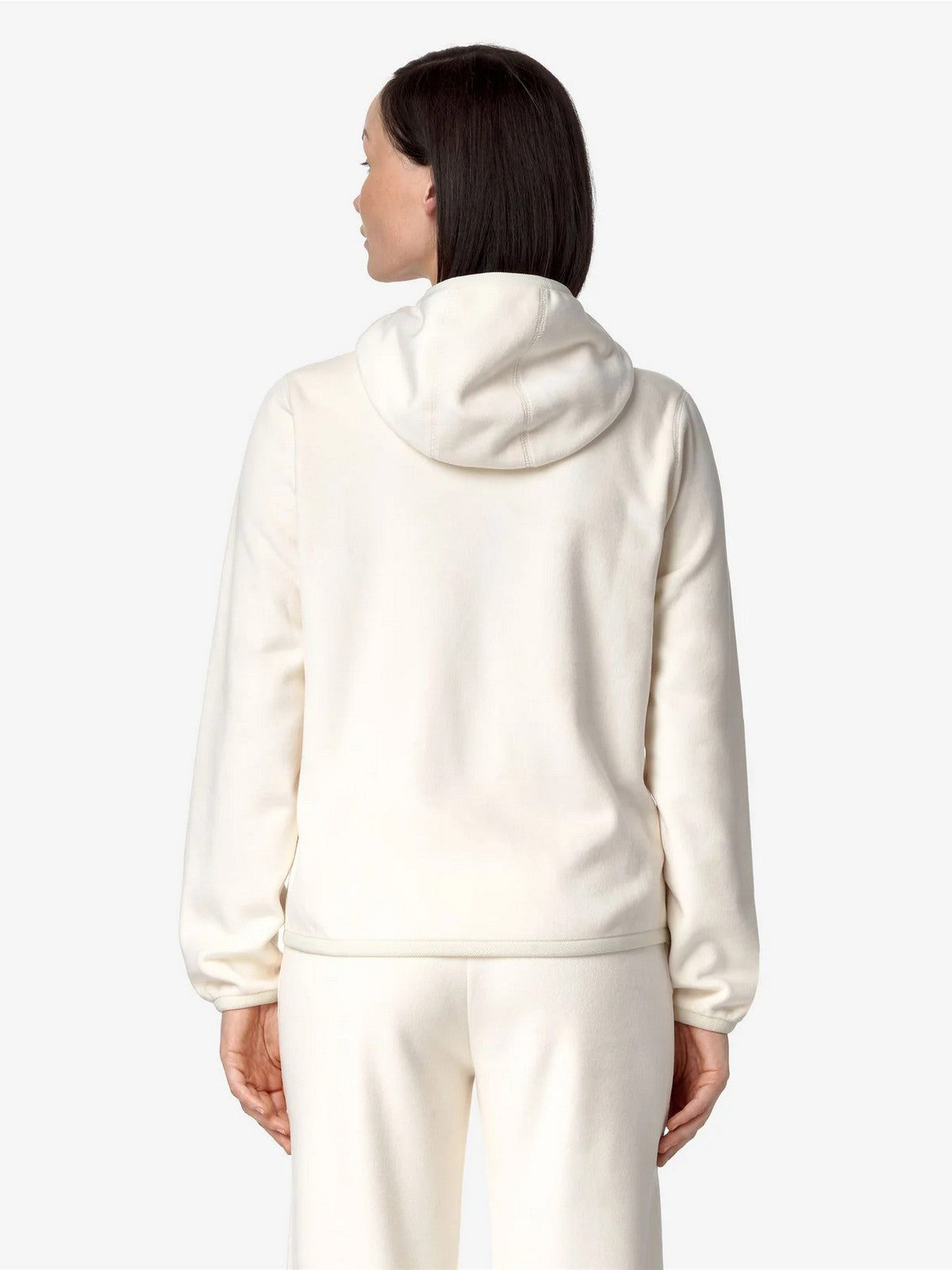 K-Way Women's Lily Velour Polar Double K8138NW AV9 white jacket