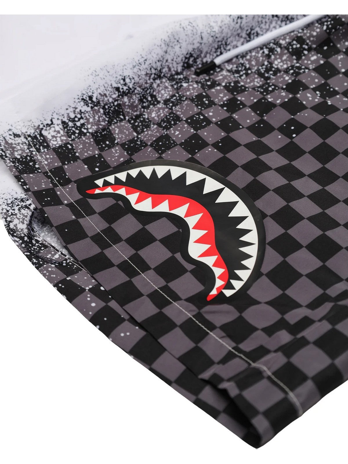 SPRAYGROUND Costume da bagno Uomo SHARK IN PARIS GREY SWIM TRUNKS SP919WHT WHITE