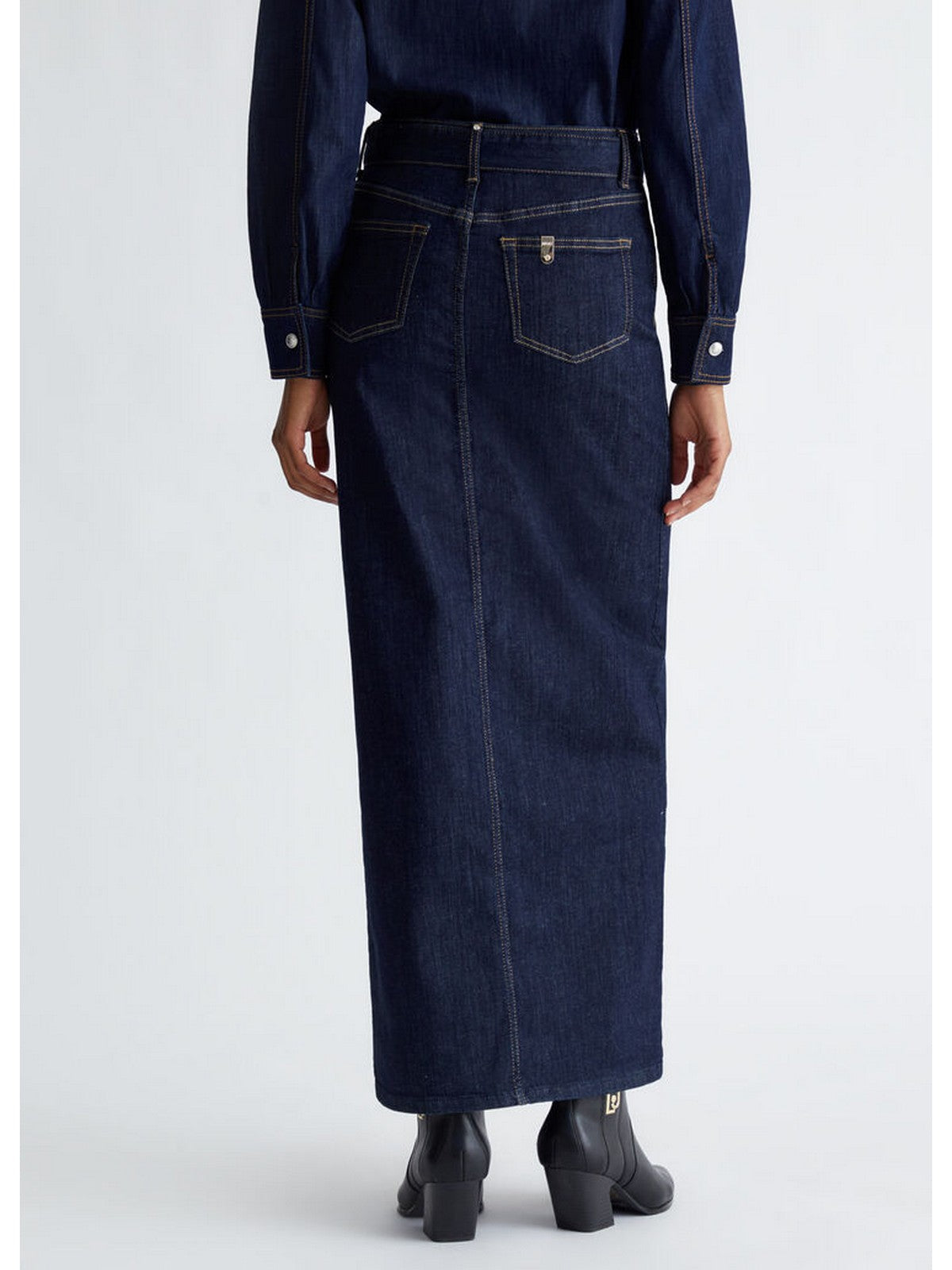 LIU JO BLUE DENIM Gonna Donna  UF4199D4925 77000 Blu gioboutiqueweb
